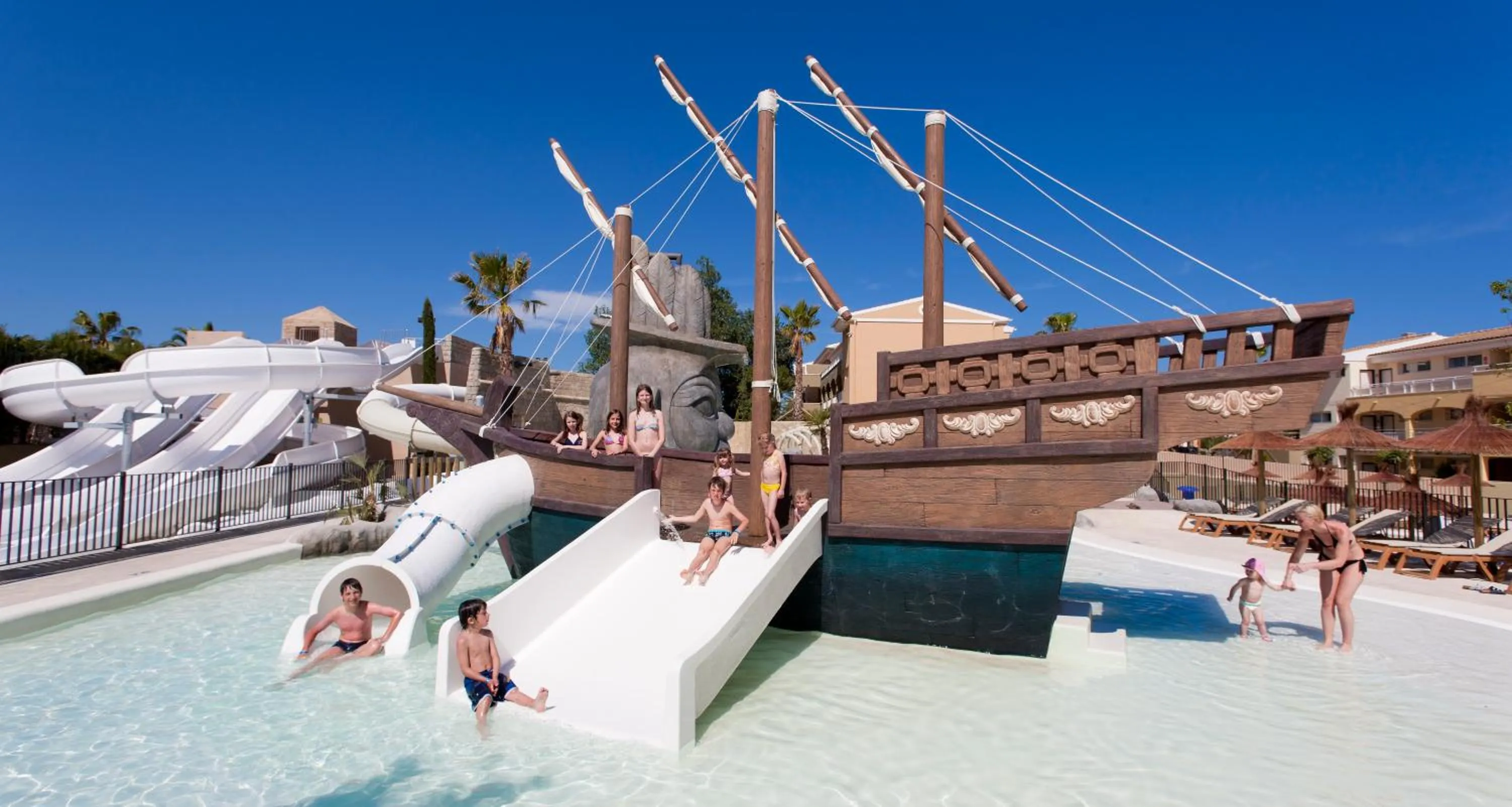 Aqua park in Insotel Cala Mandia Resort