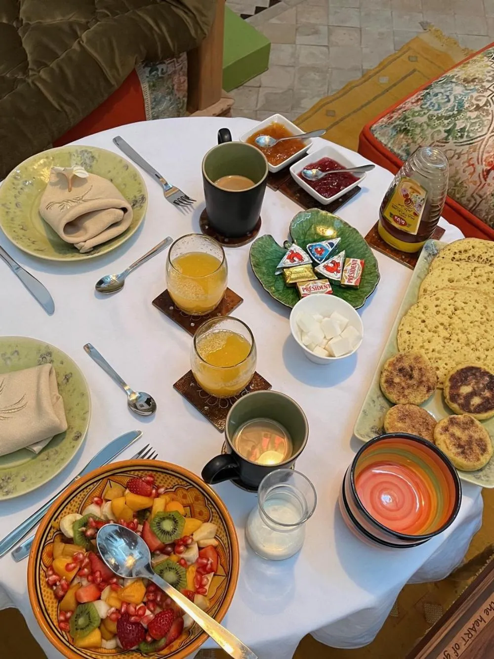 Breakfast in Riad Al Ibtikar