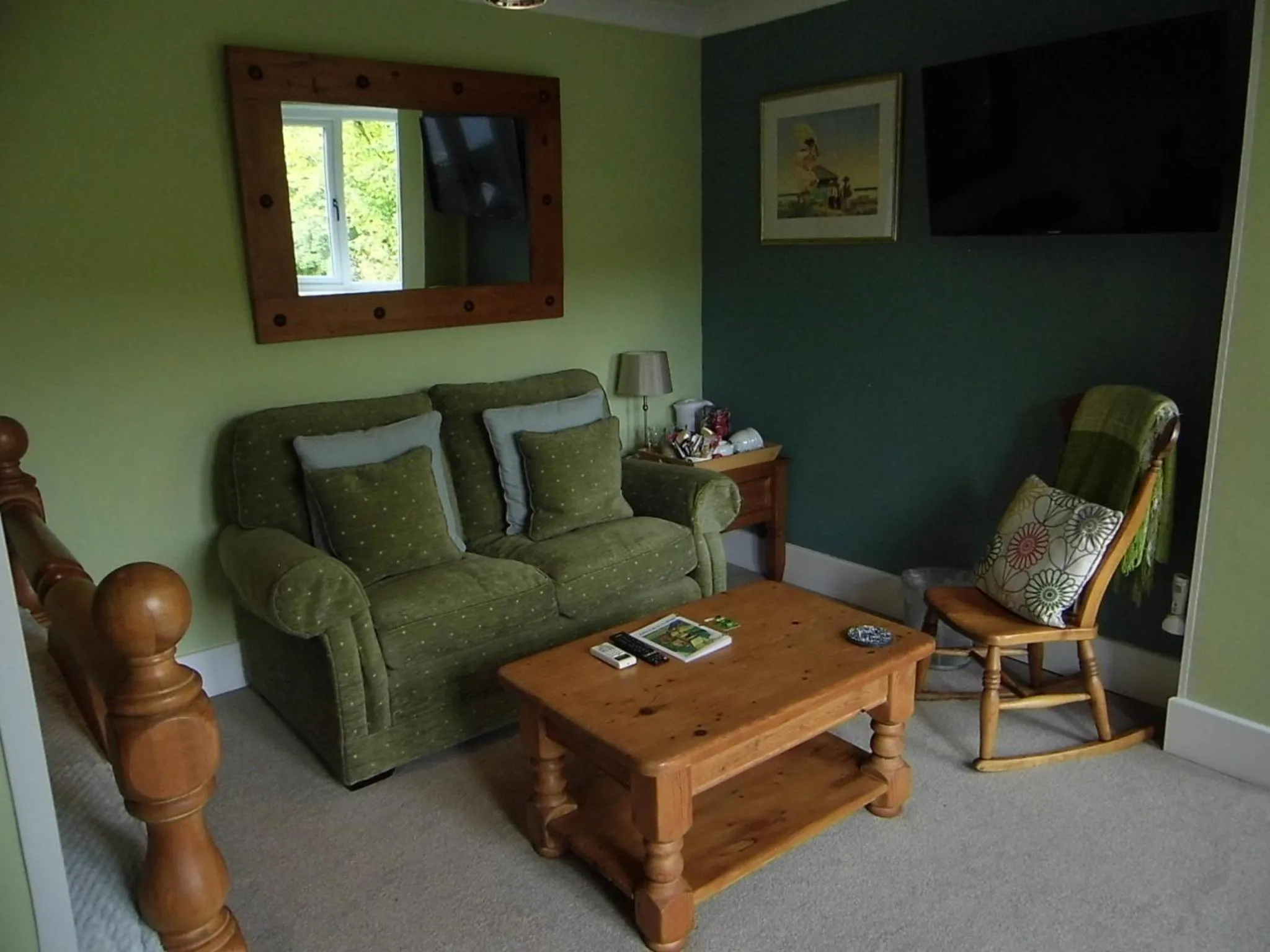 Seating area in The Mill at Glynhir