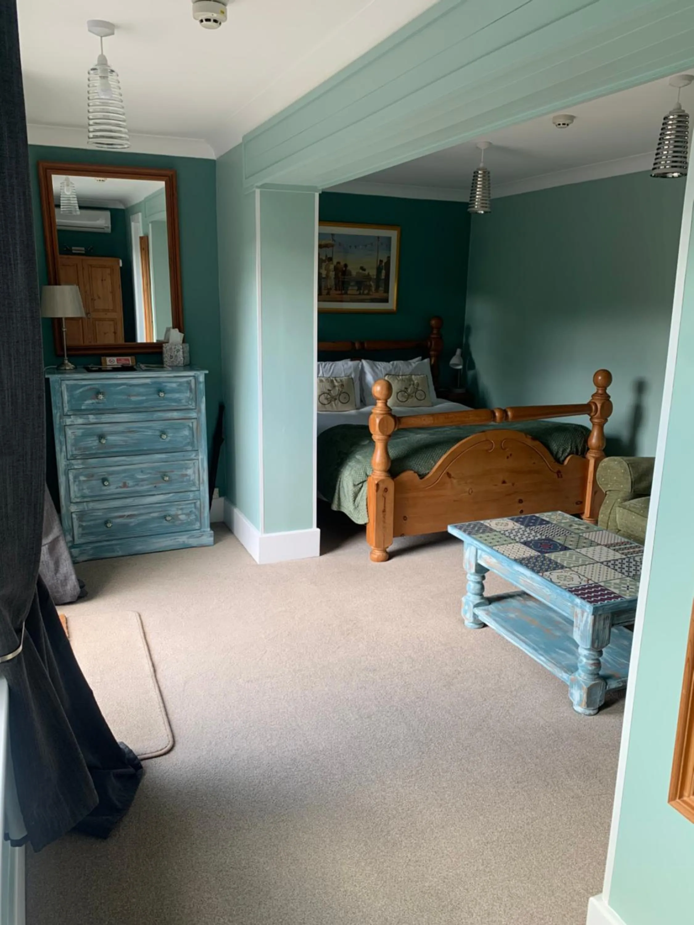 Bedroom, Bed in The Mill at Glynhir