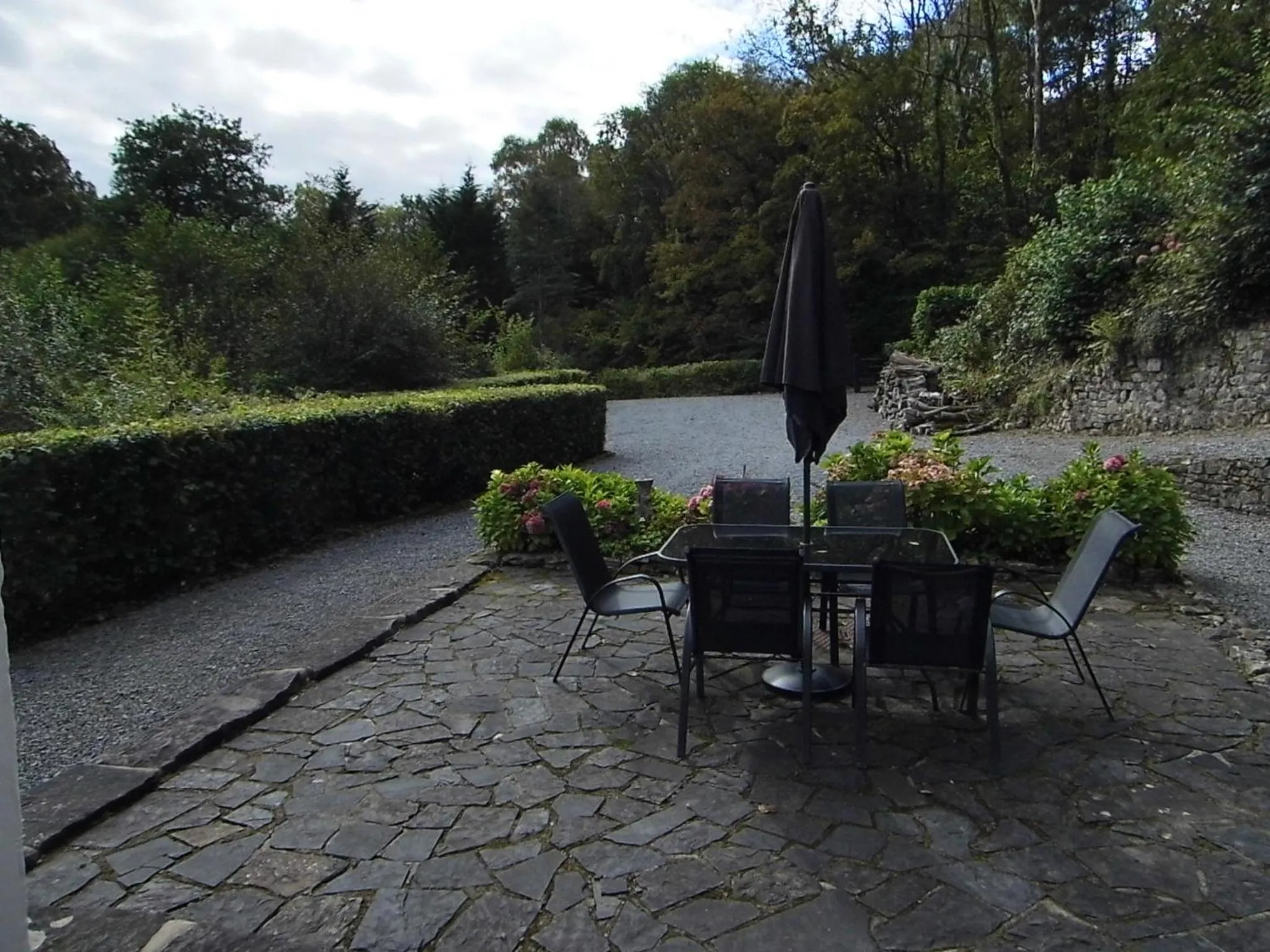 Patio in The Mill at Glynhir