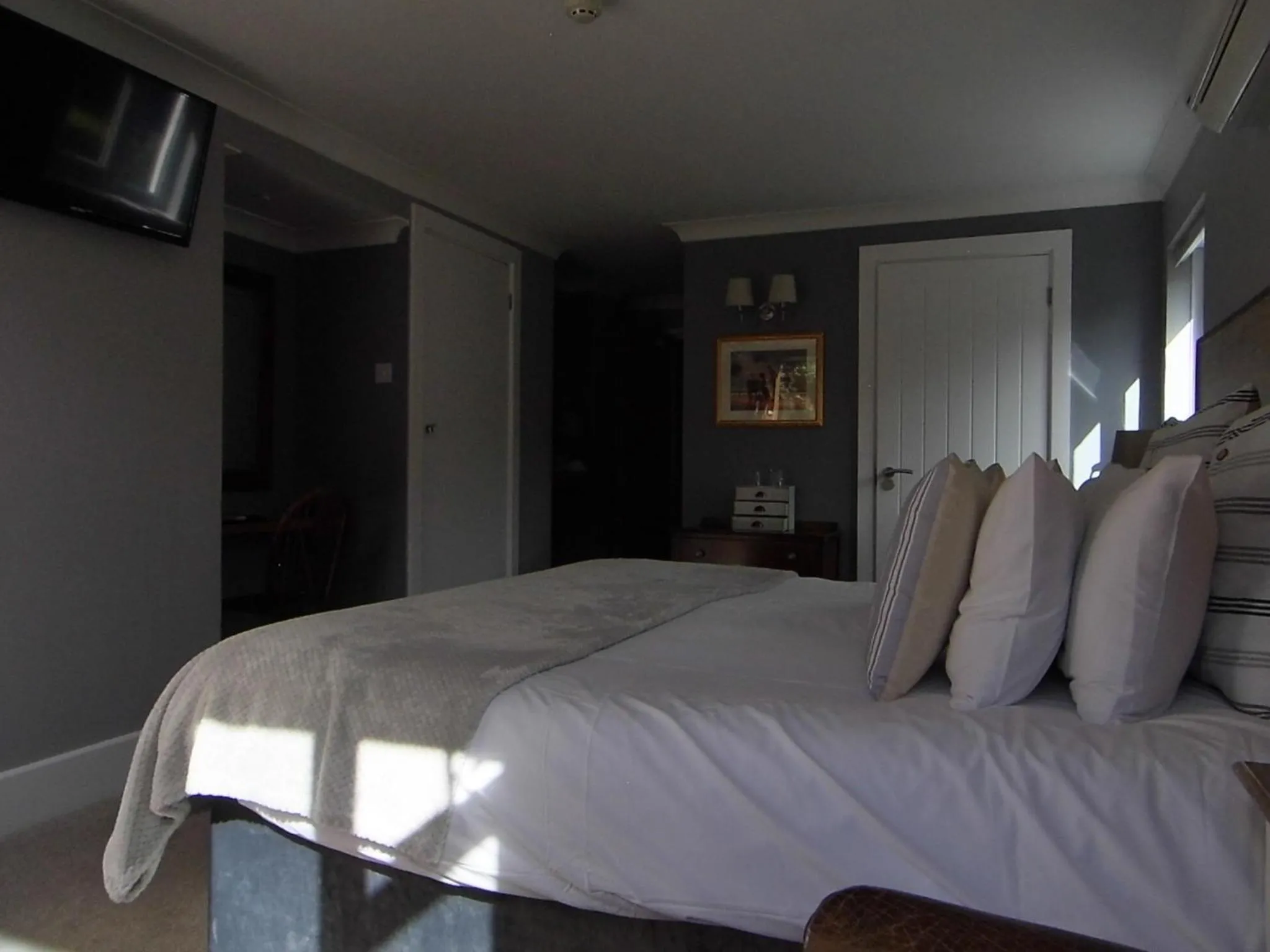 Bedroom, Bed in The Mill at Glynhir