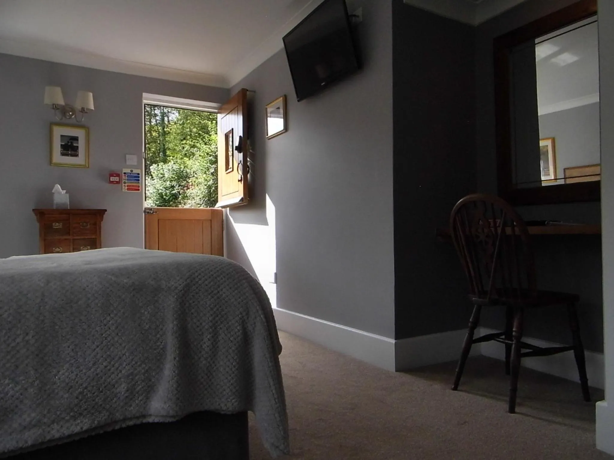 Bedroom, Bed in The Mill at Glynhir