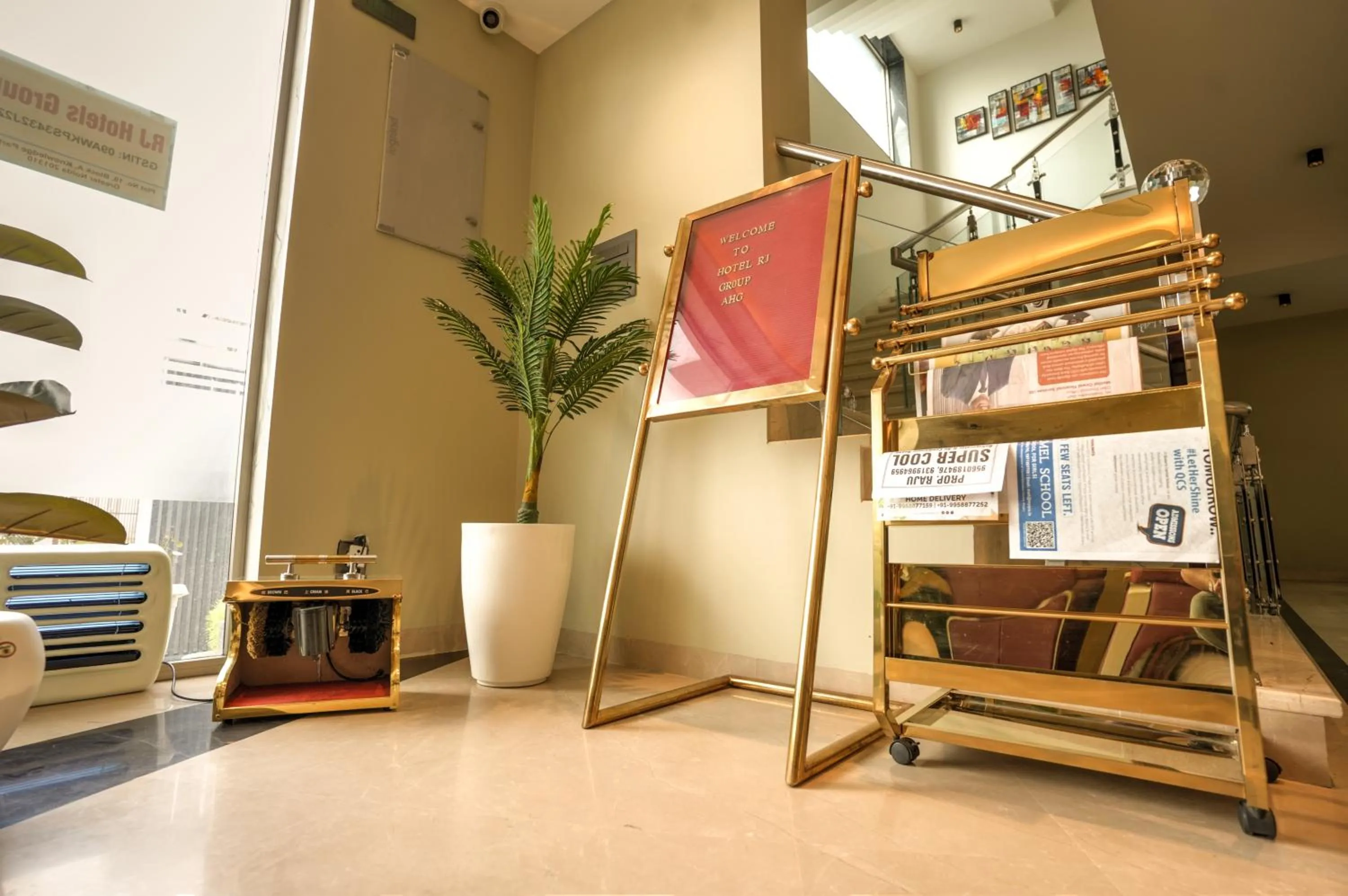 Lobby or reception in Hotel Rj