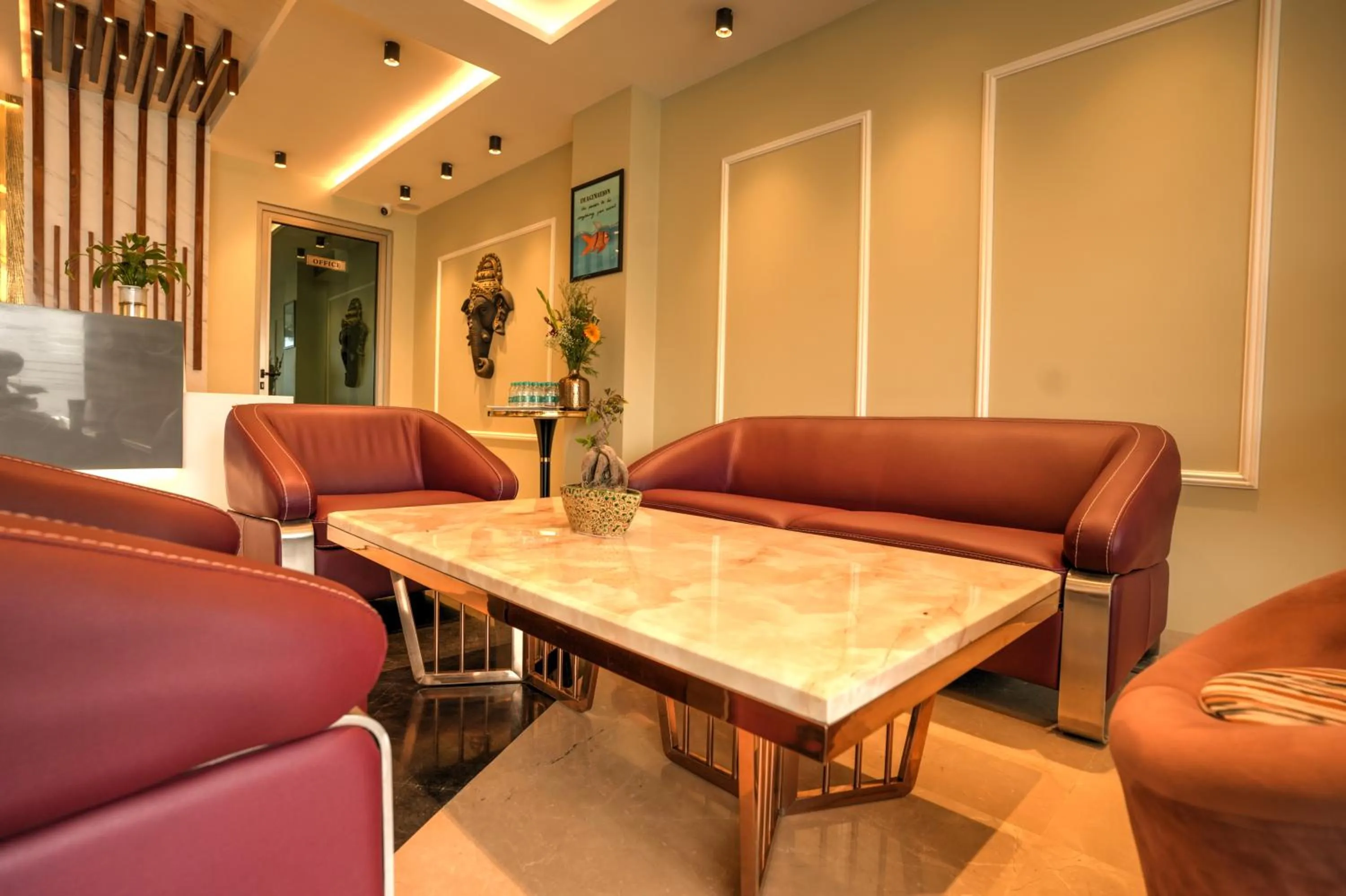 Lobby or reception in Hotel Rj