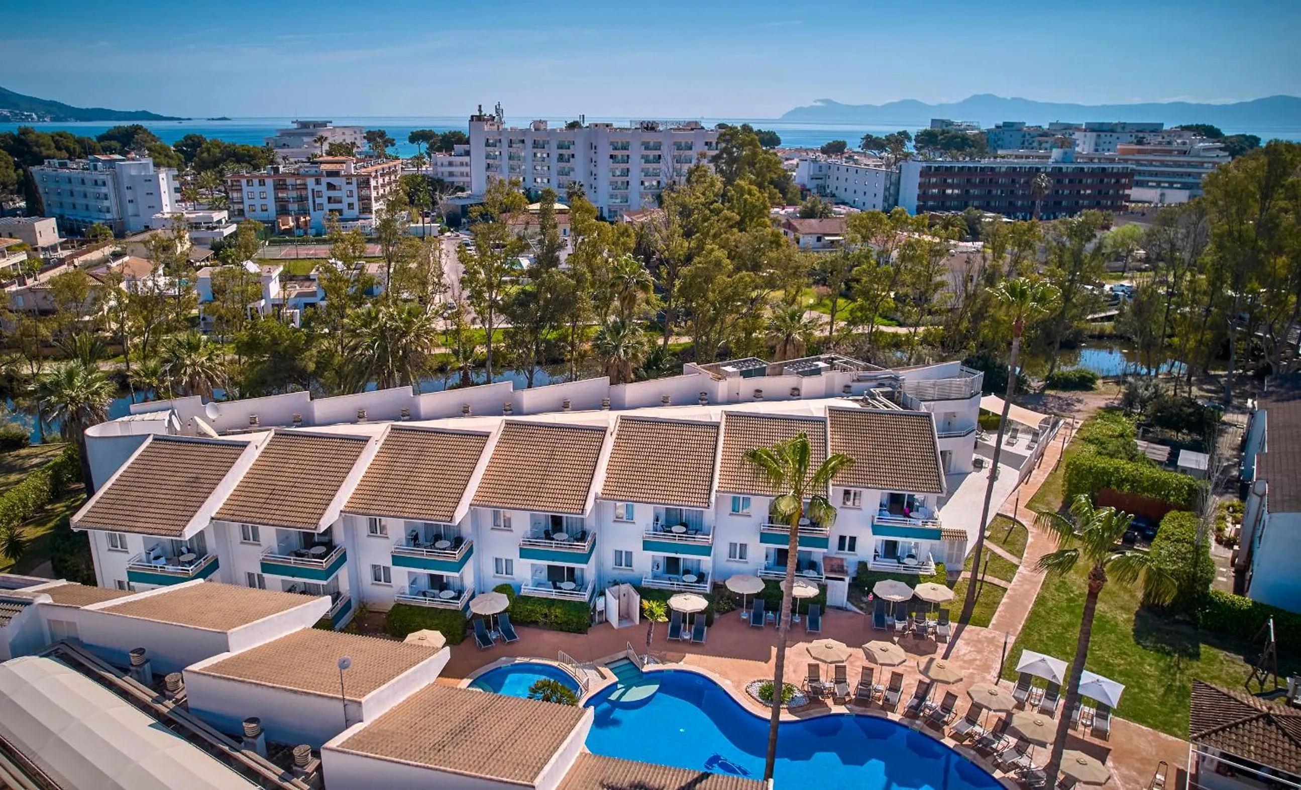 Bird's eye view in Universal Aparthotel Elisa