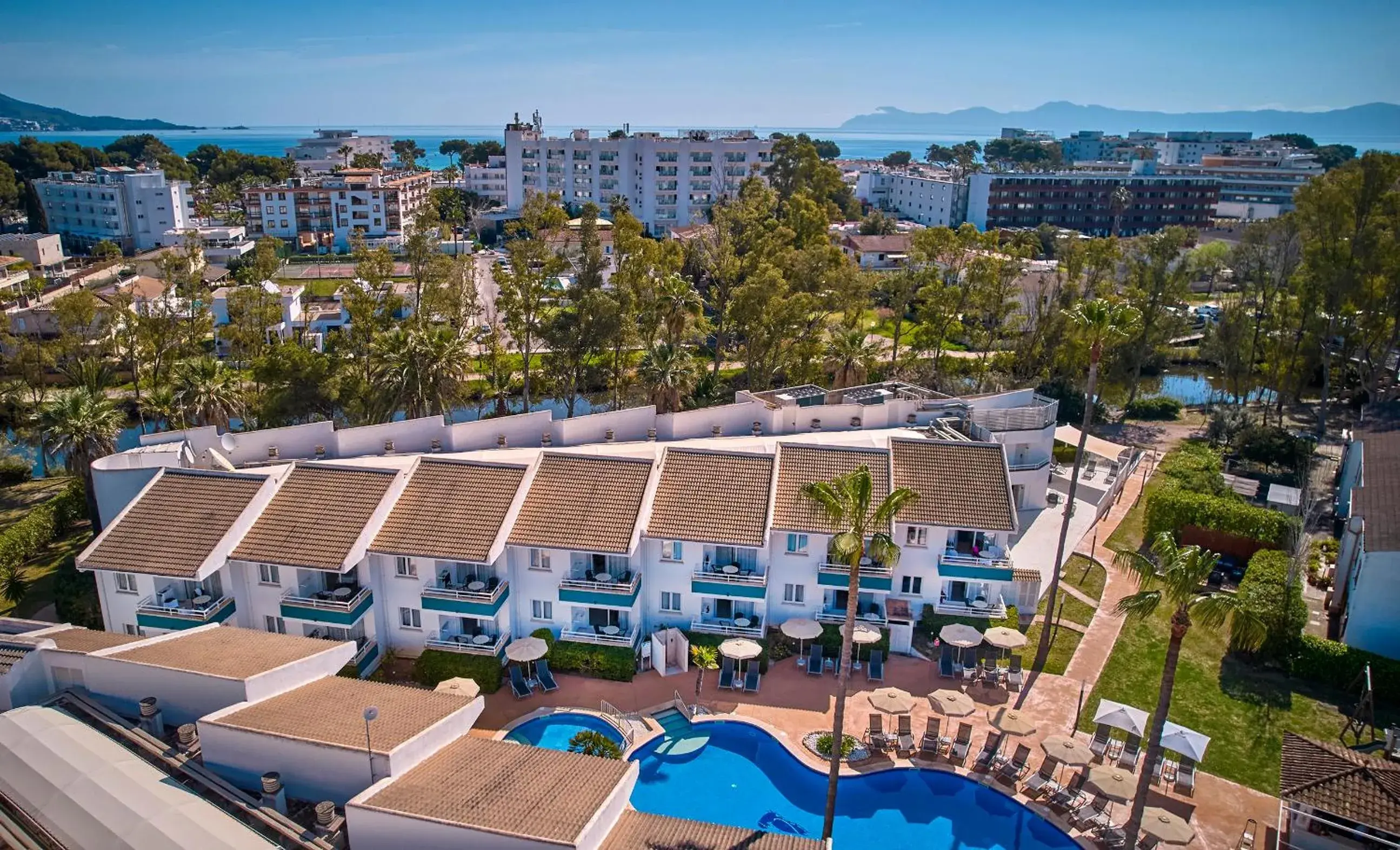 Bird's eye view in Universal Aparthotel Elisa Bird's eye view in Universal Aparthotel Elisa