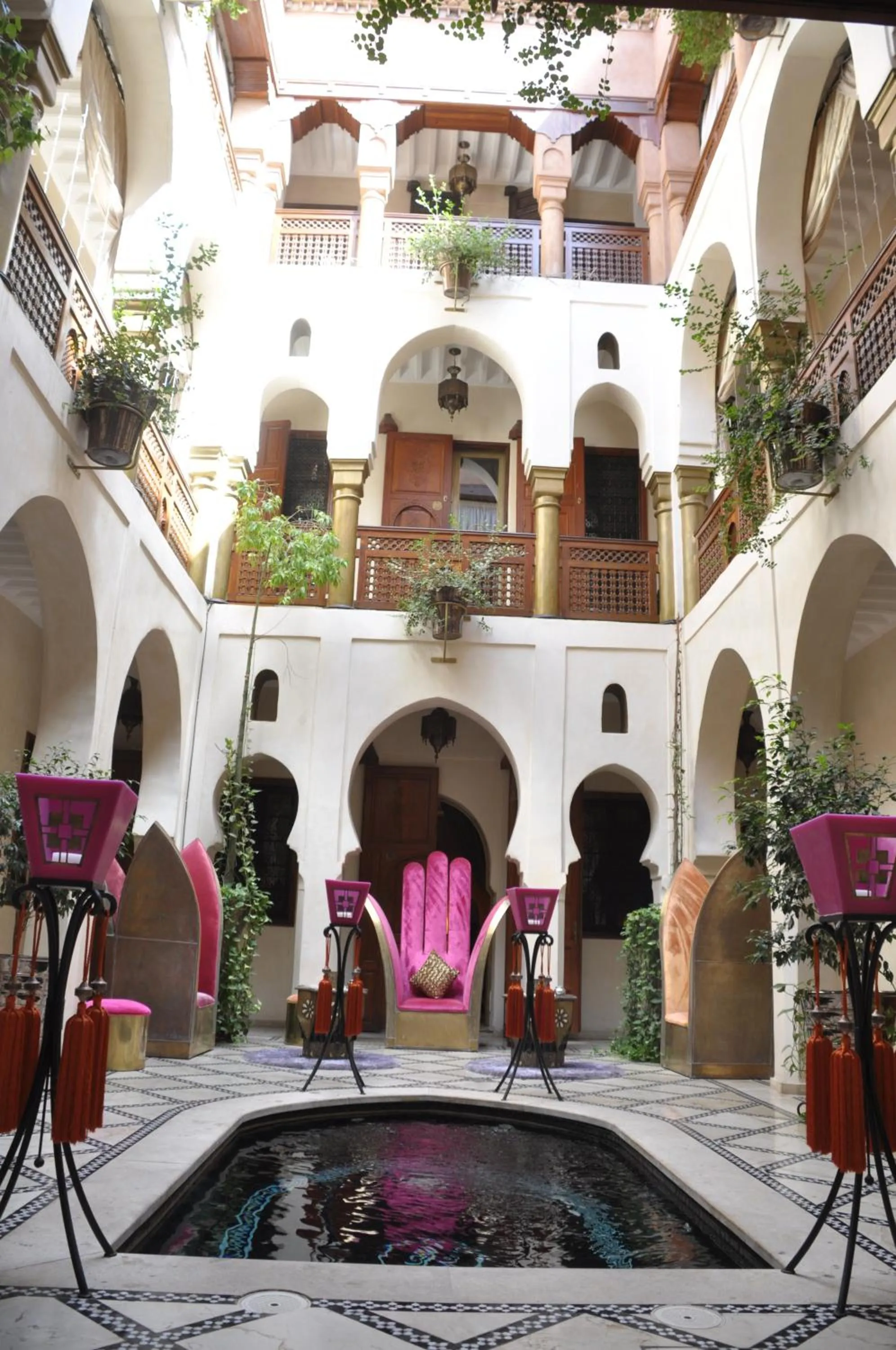 Decorative detail in Riad Wow