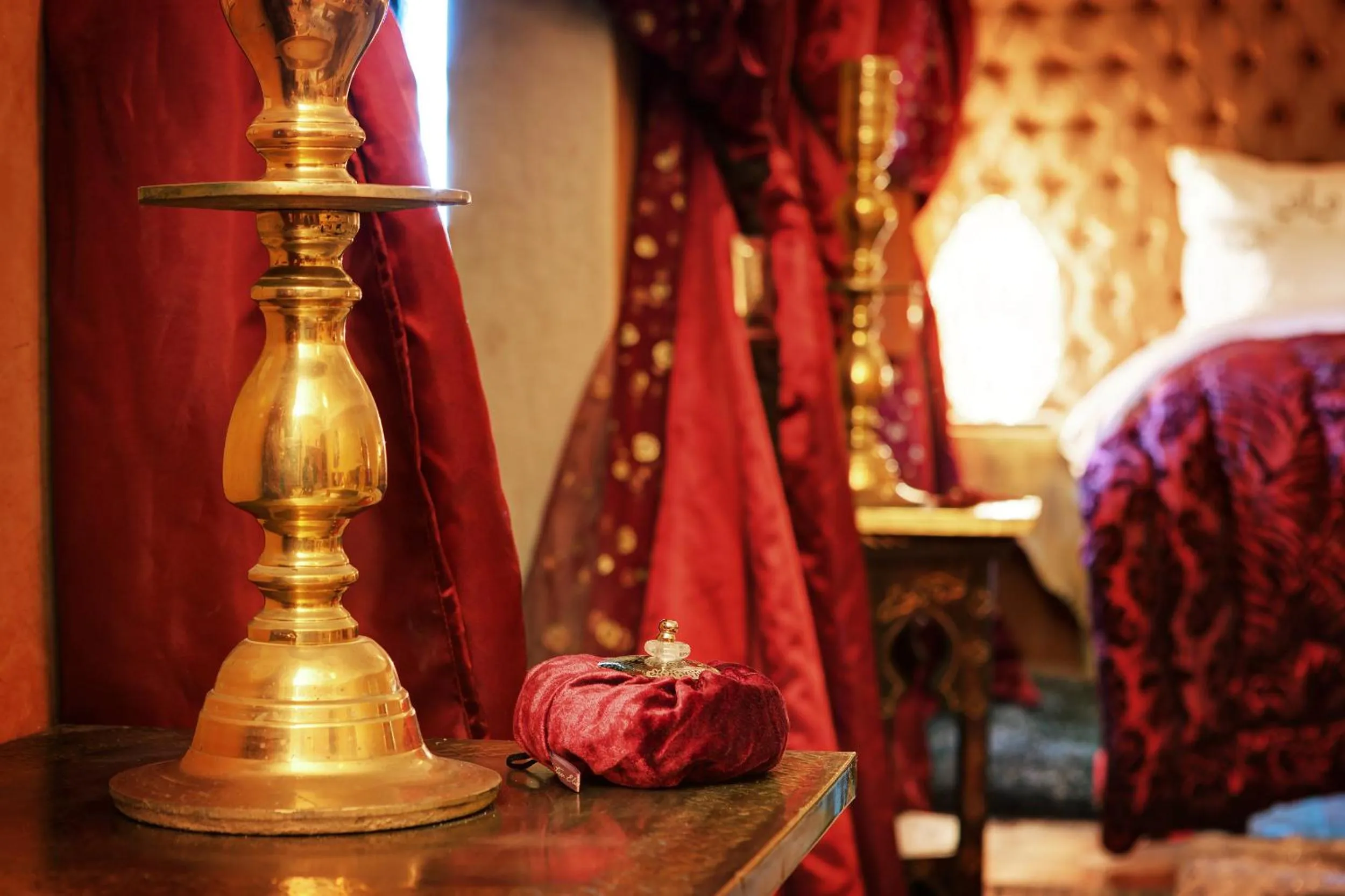 Decorative detail, Bed in Riad Wow