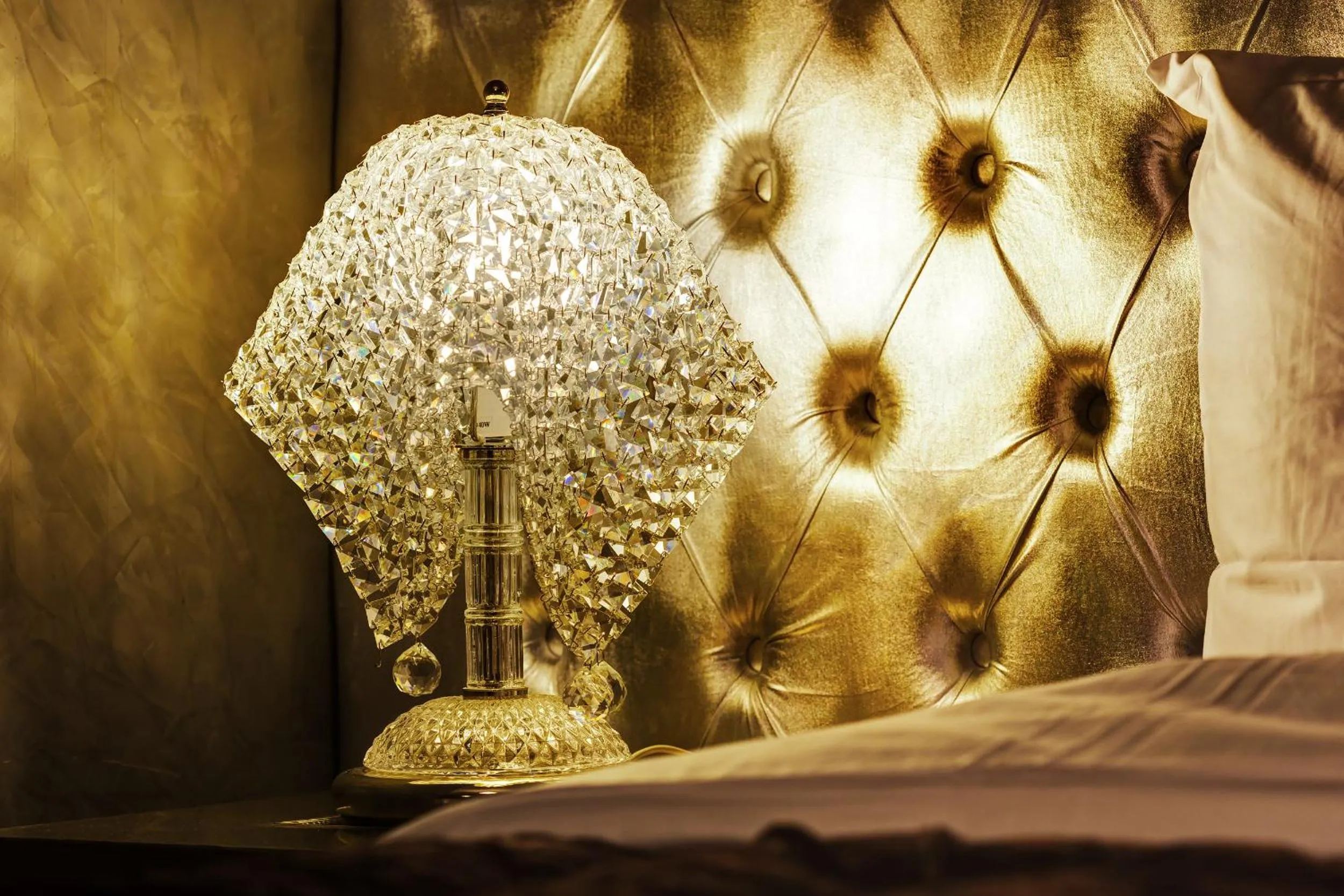 Decorative detail, Bed in Riad Wow