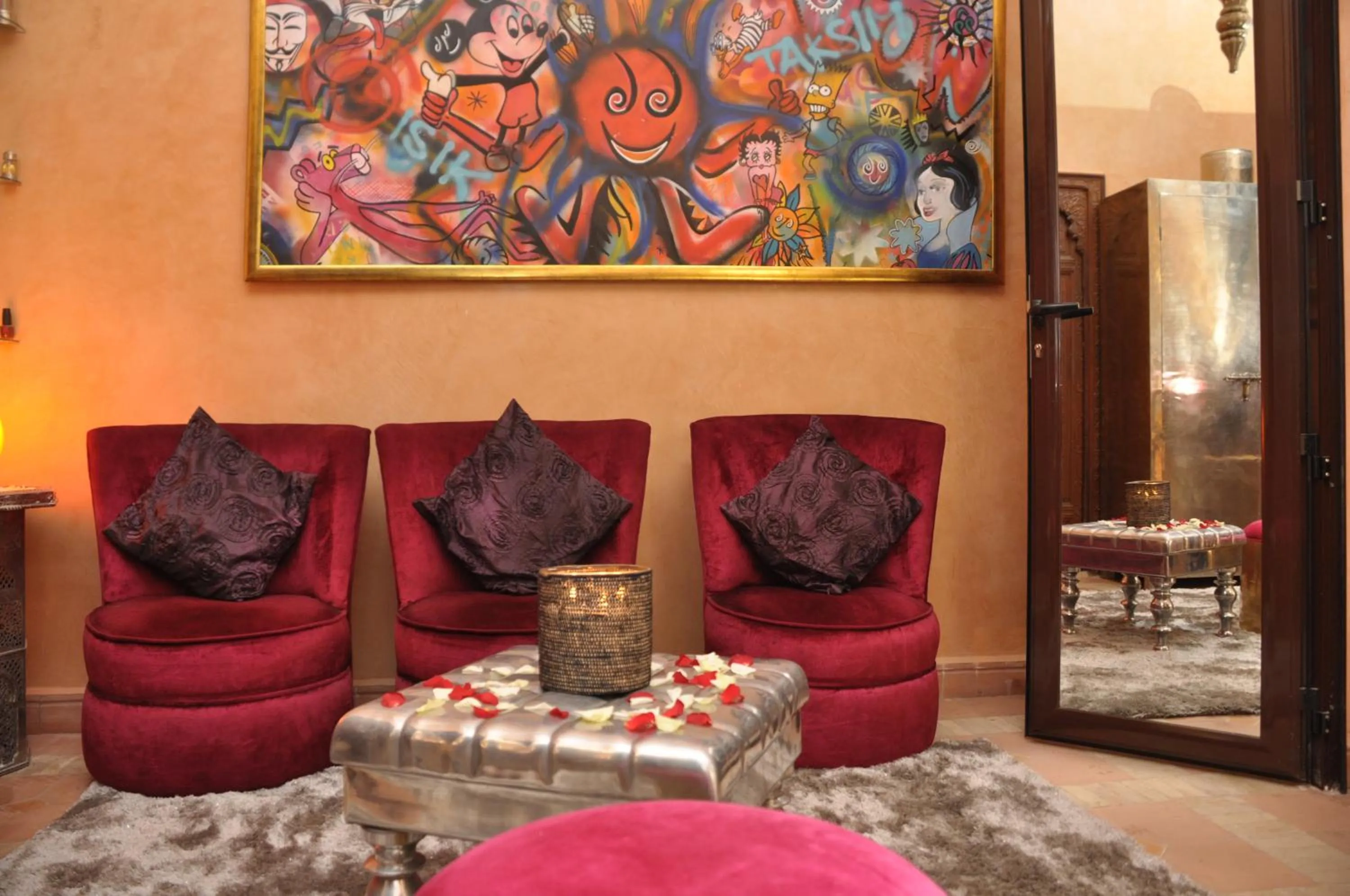 Decorative detail in Riad Wow