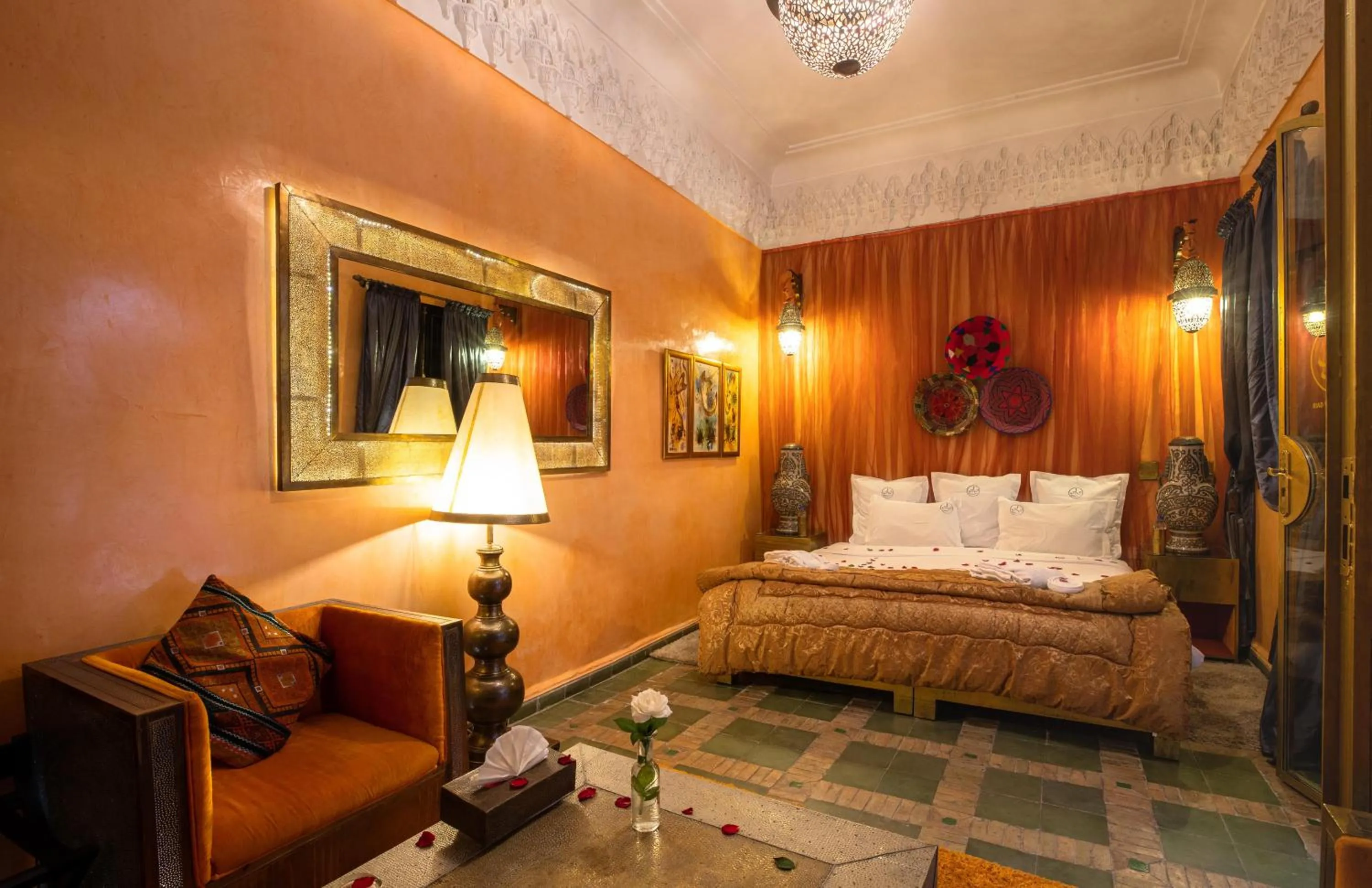 Bedroom, Bed in Riad Wow