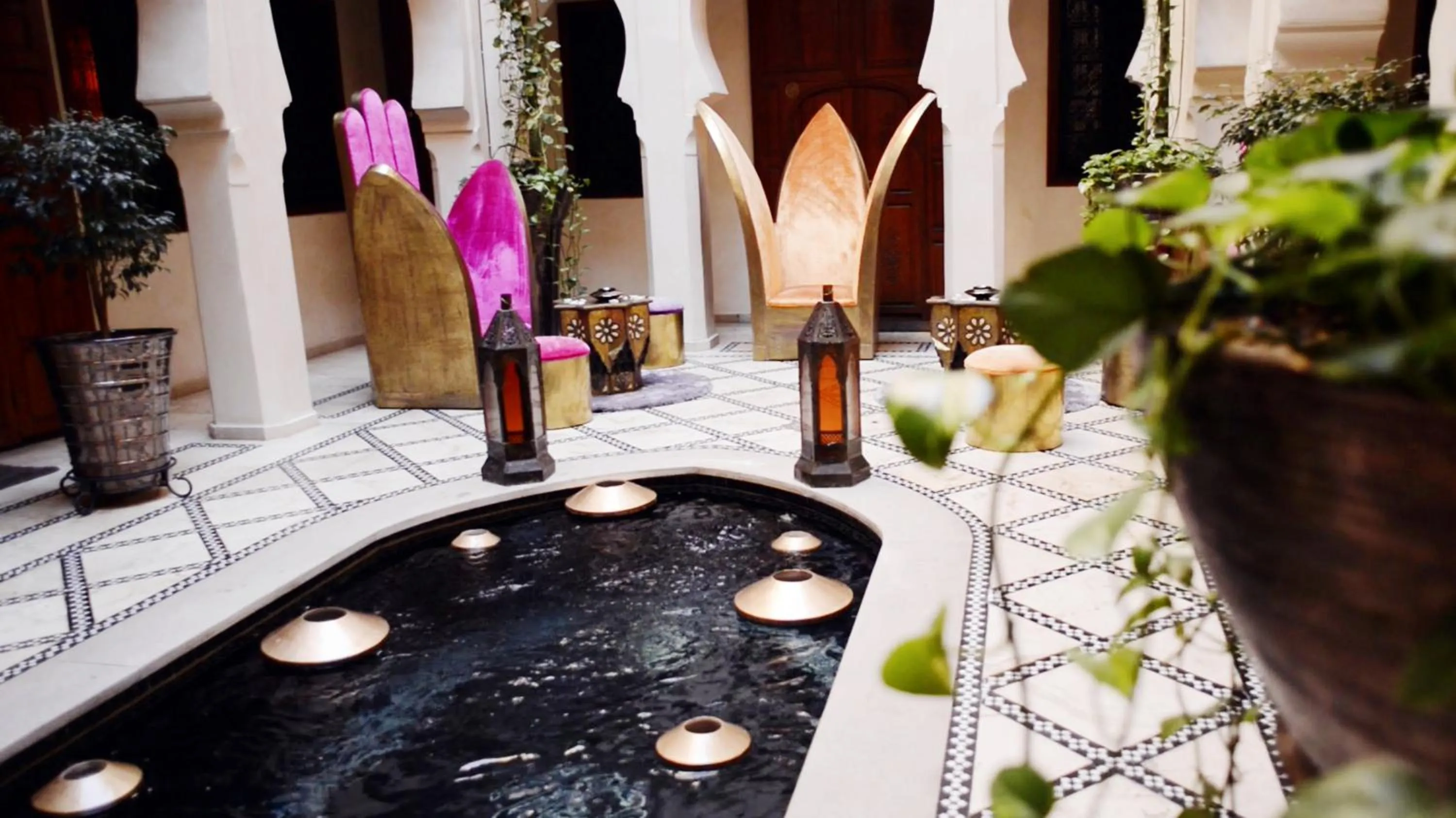 Decorative detail in Riad Wow