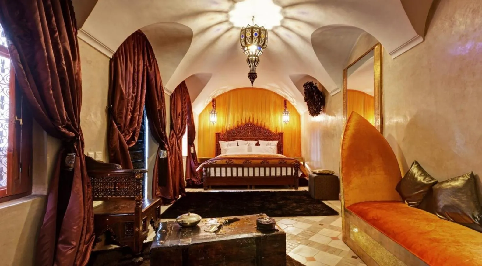 Bed in Riad Wow