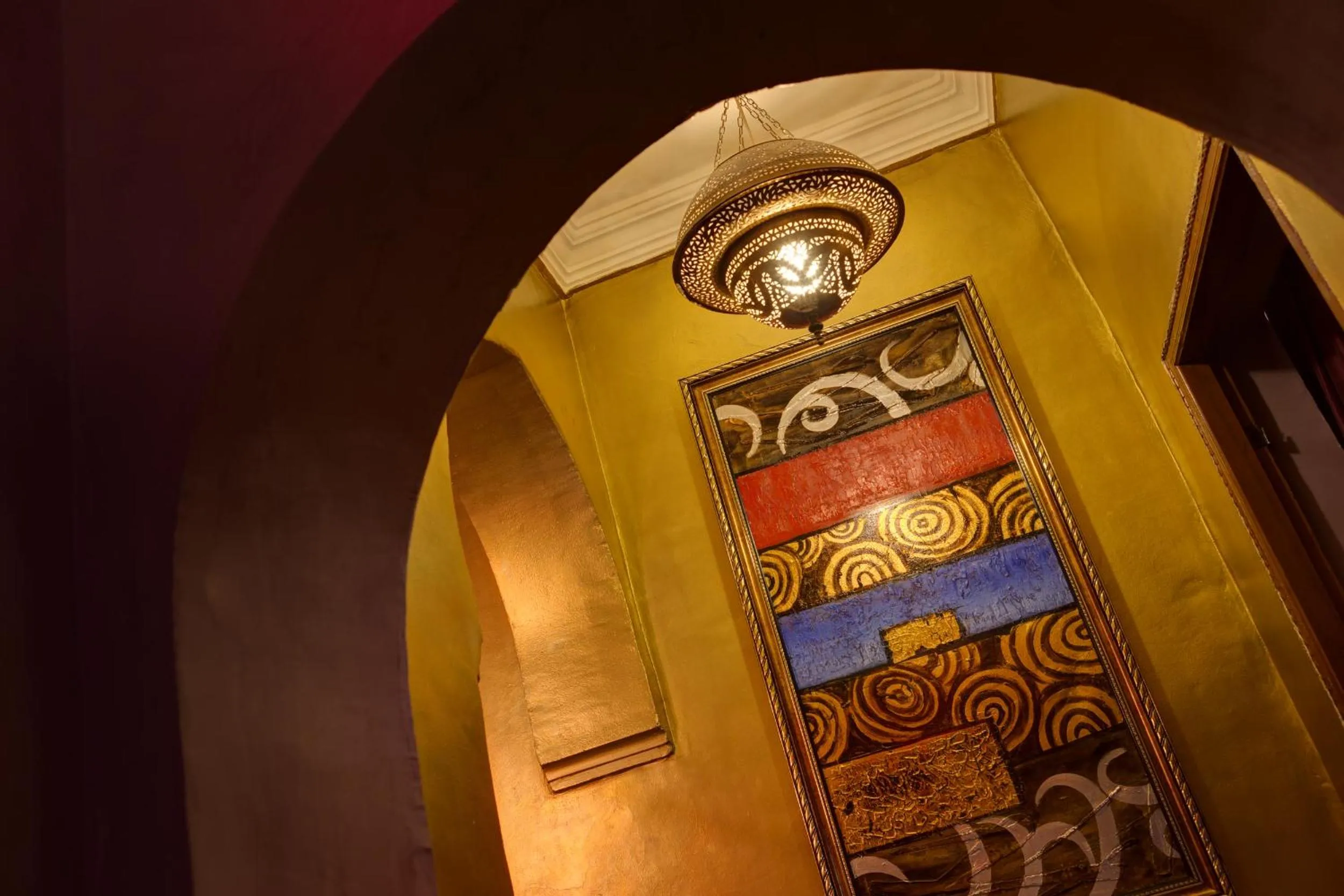 Decorative detail in Riad Wow