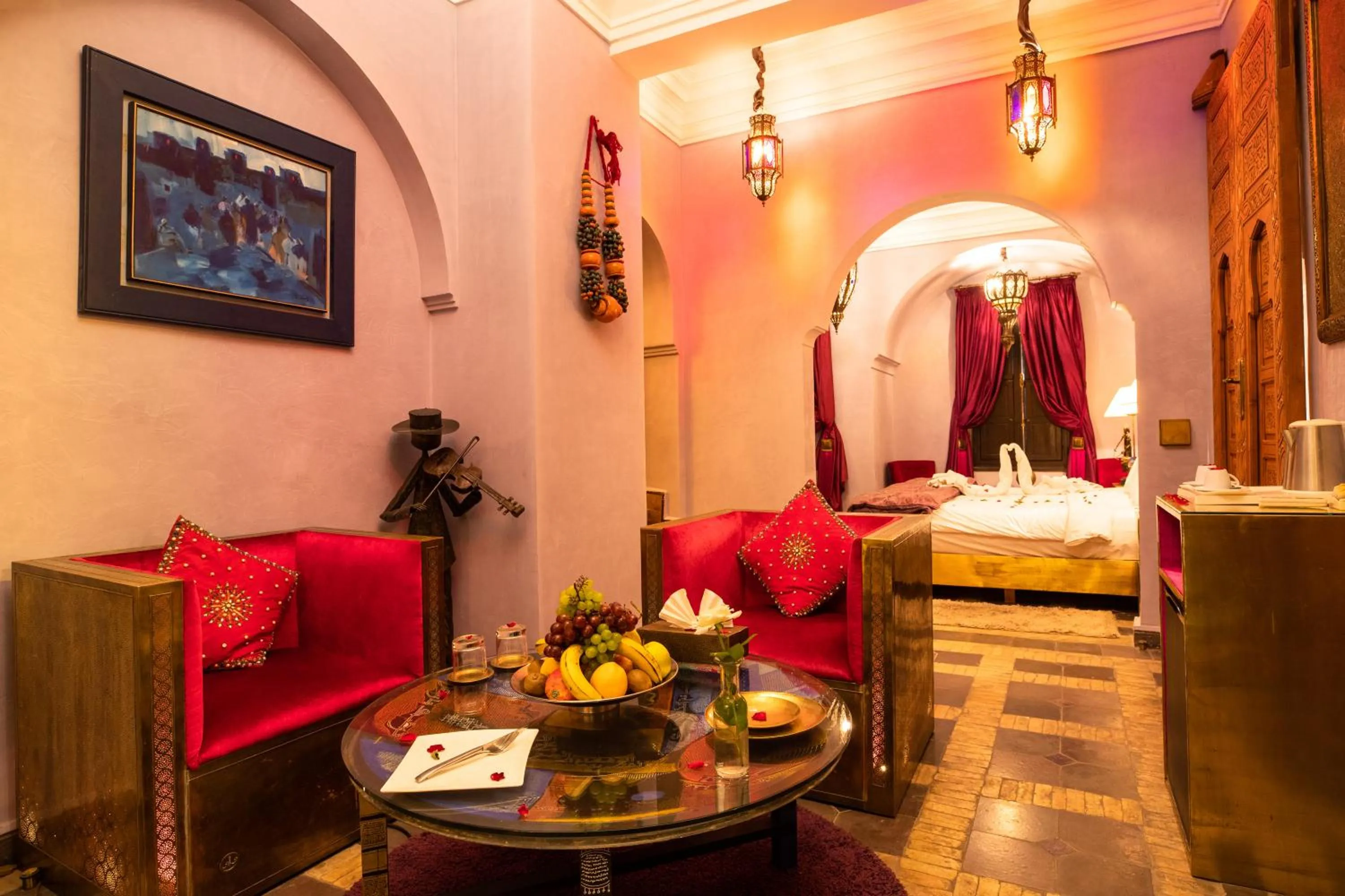 Bedroom, Bed in Riad Wow