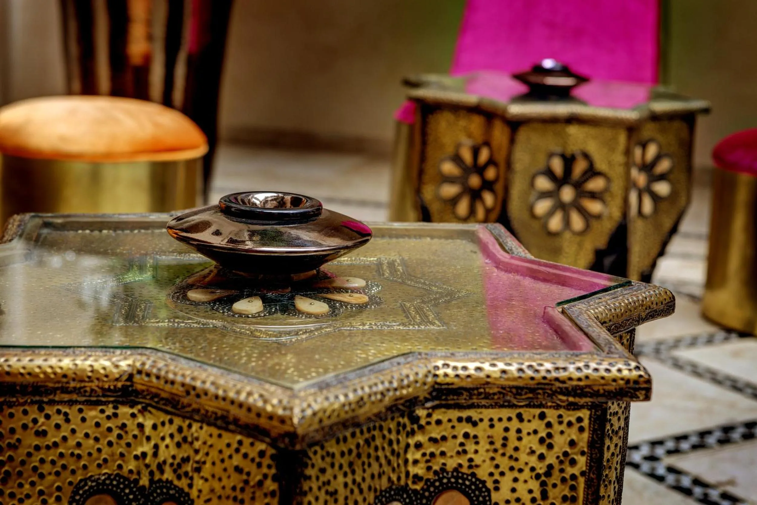 Decorative detail in Riad Wow