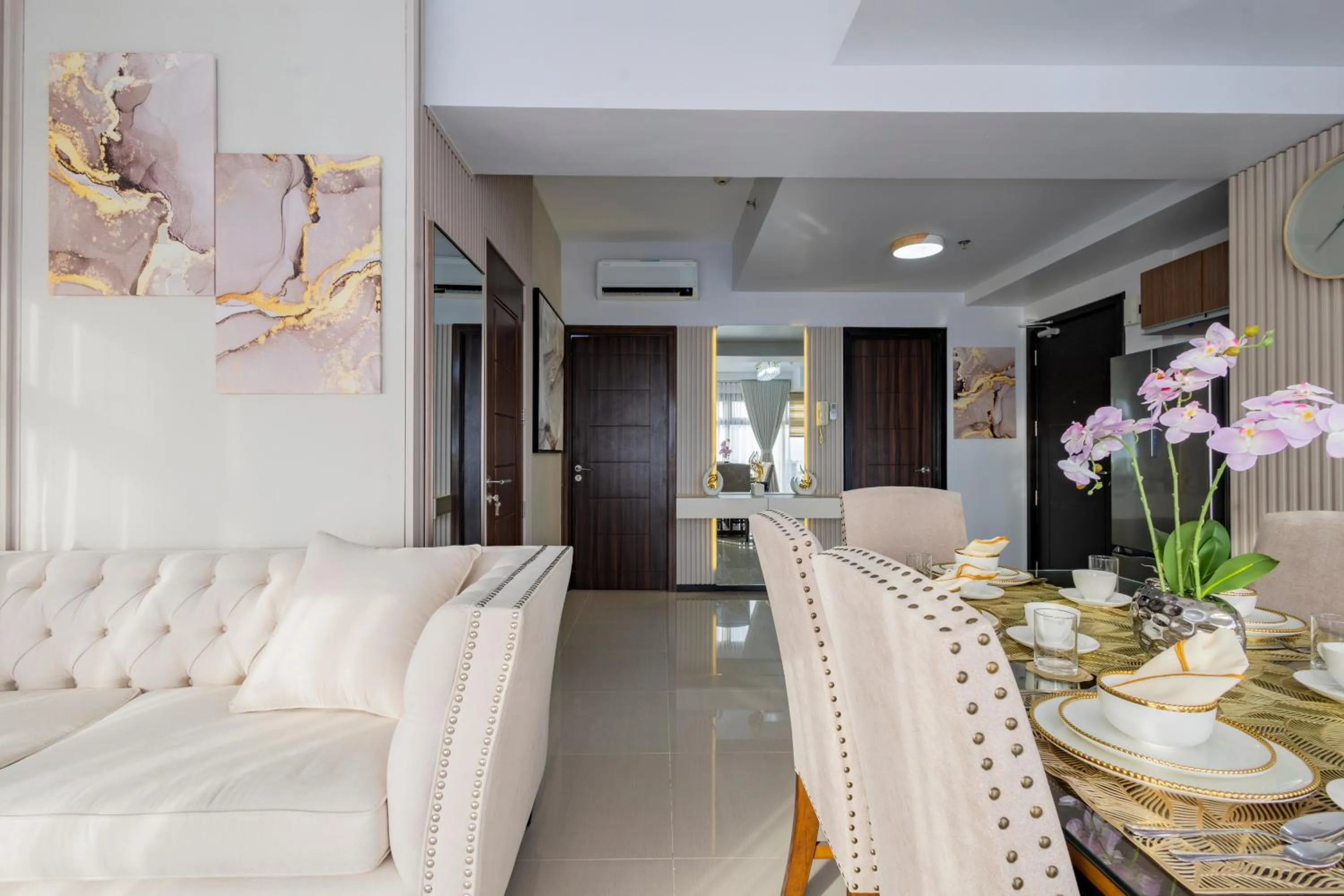 Living room in The Radiance Manila Bay