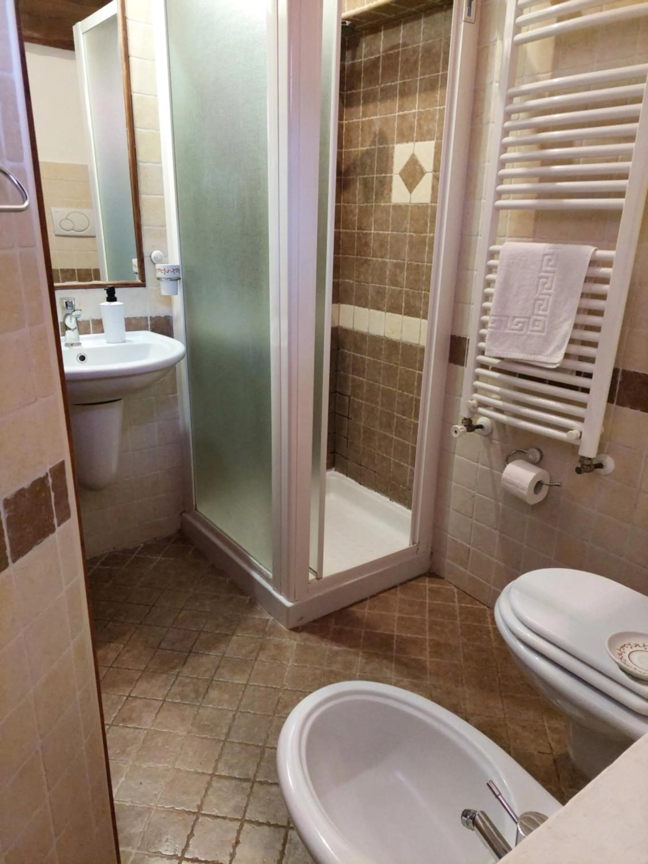 Shower in Bed and Breakfast Monticelli