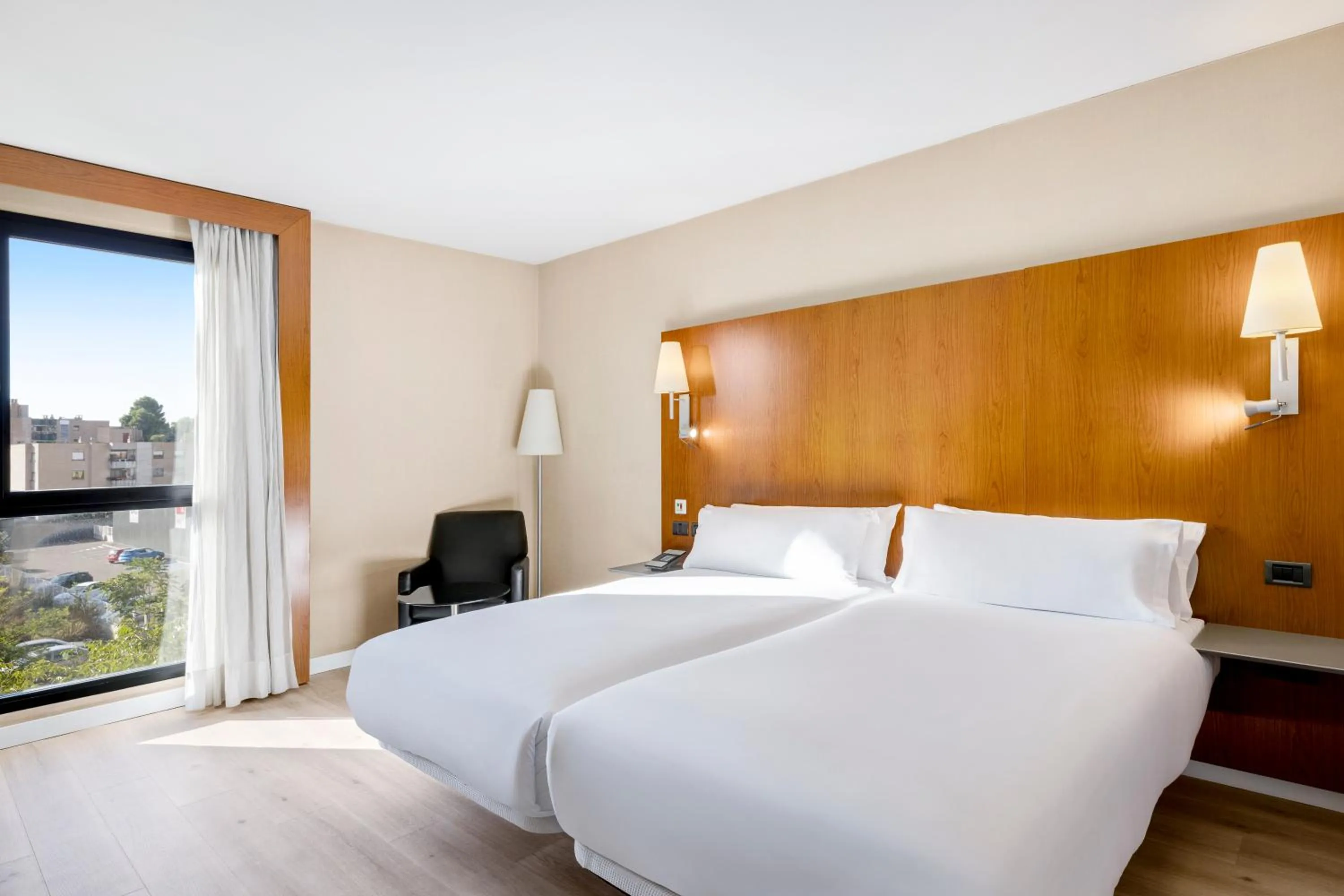 Bed in B&B HOTEL Zaragoza Los Enlaces Estación