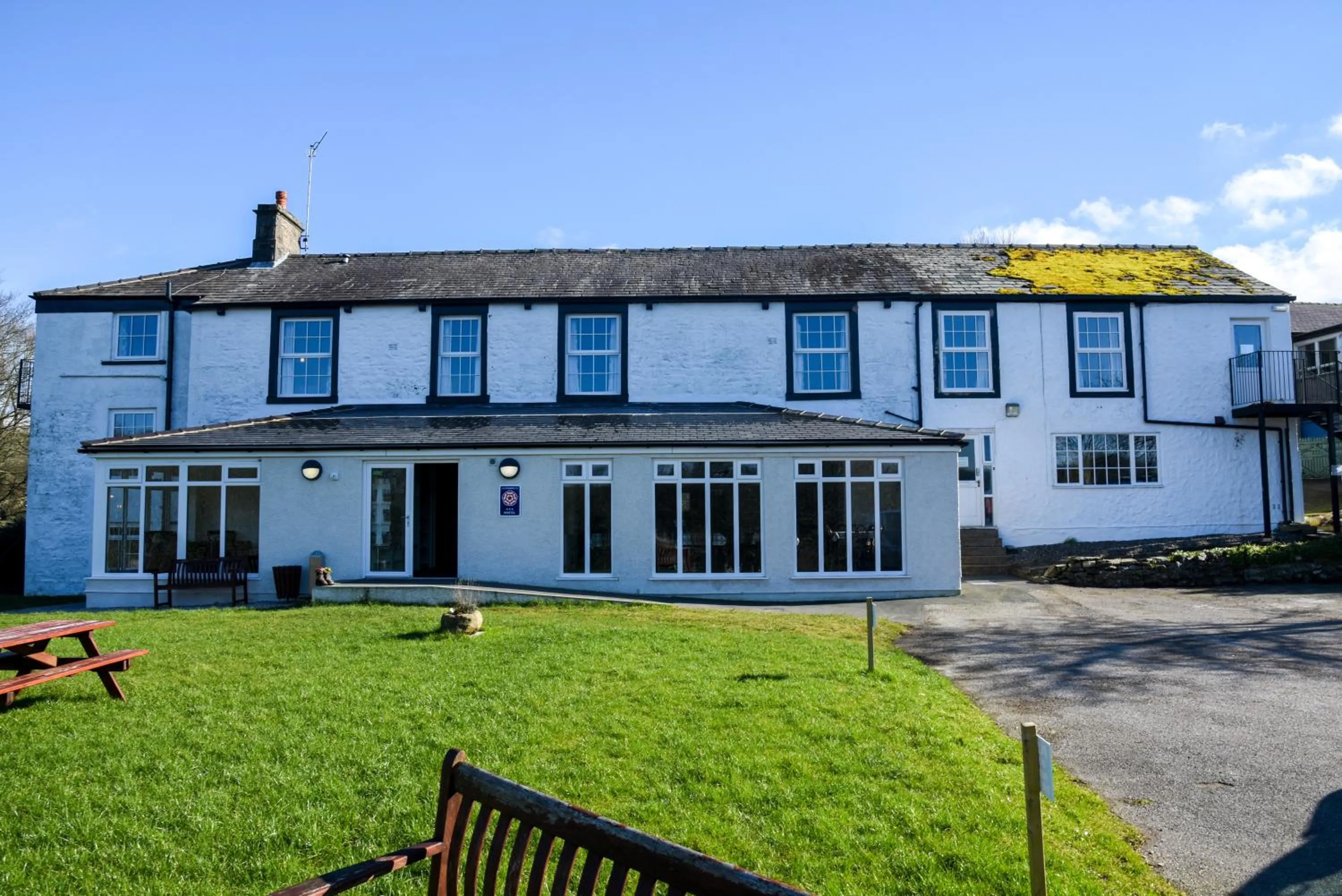 Facade/entrance in Ingleton Hostel