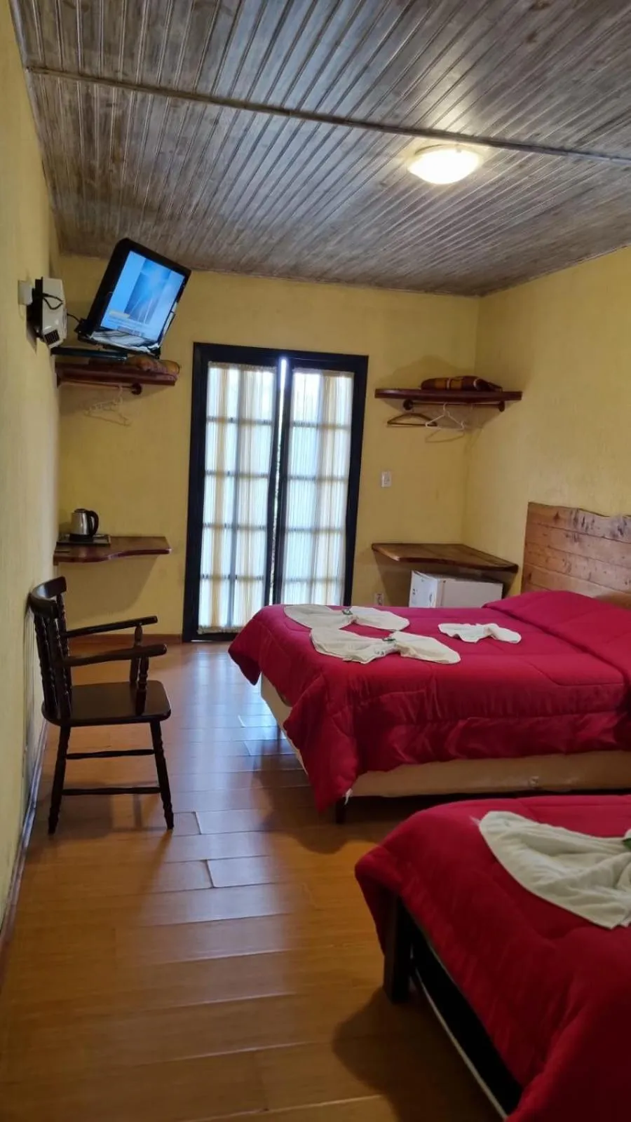 Bed in Pousada Atalaia