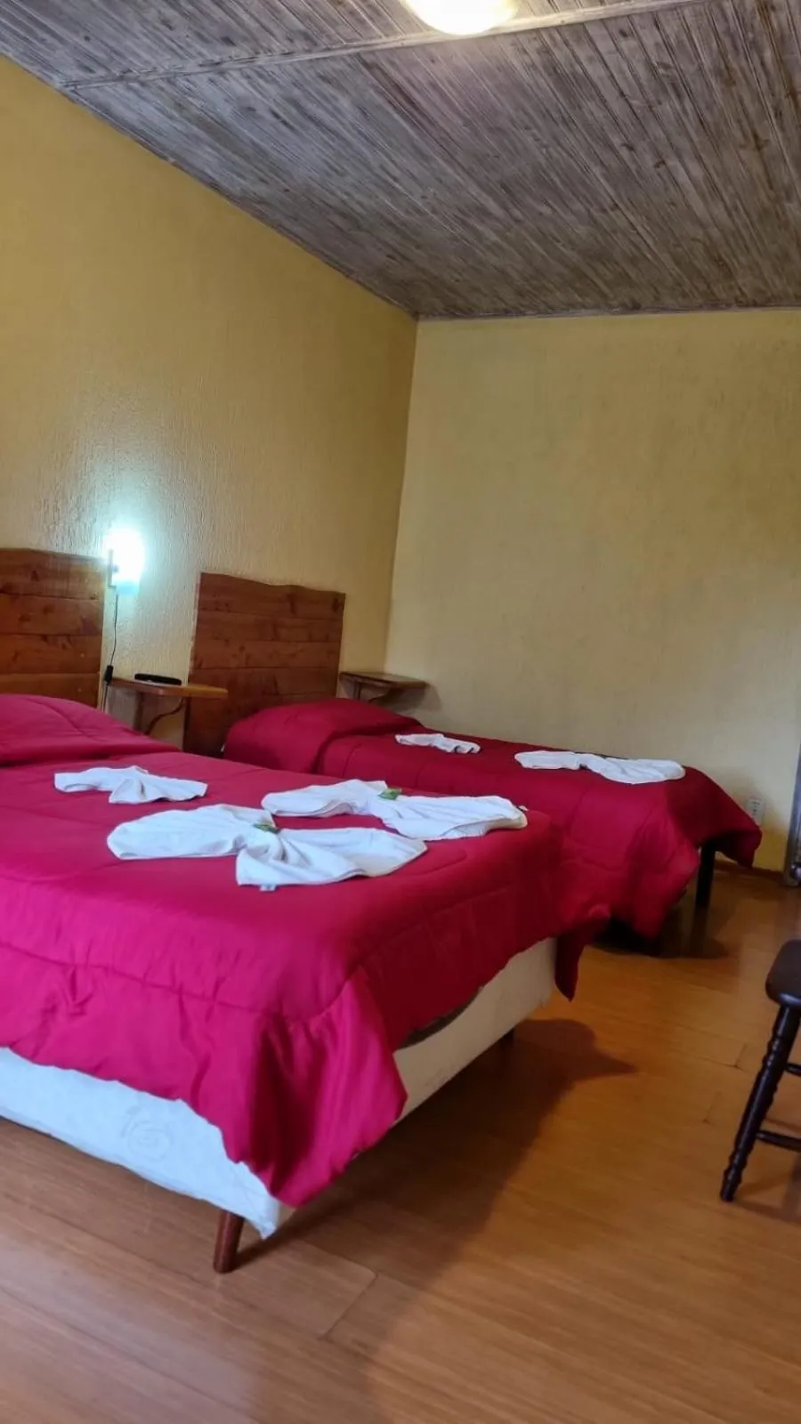 Bed in Pousada Atalaia