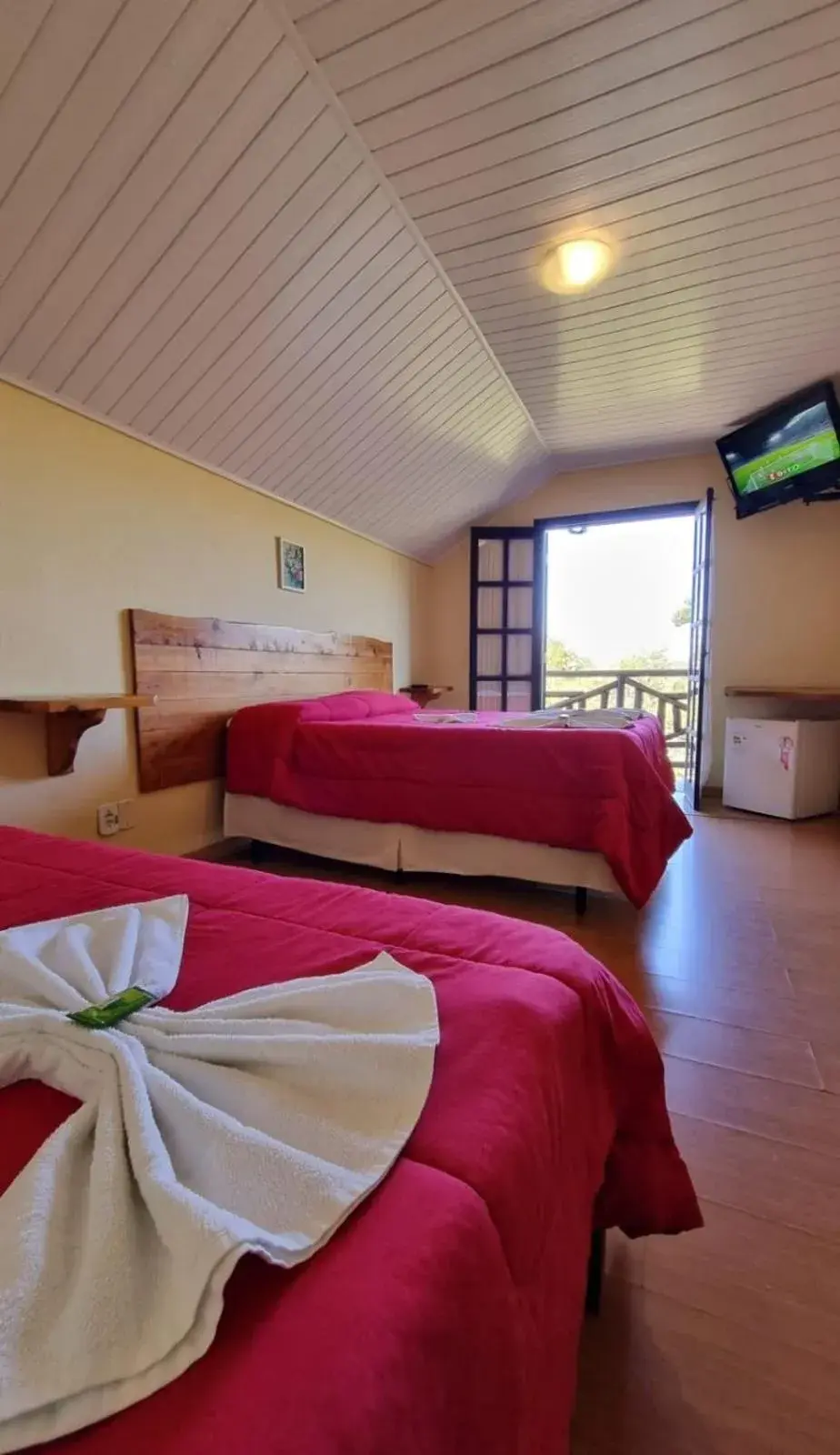 Triple Room with Balcony in Pousada Atalaia Triple Room with Balcony in Pousada Atalaia