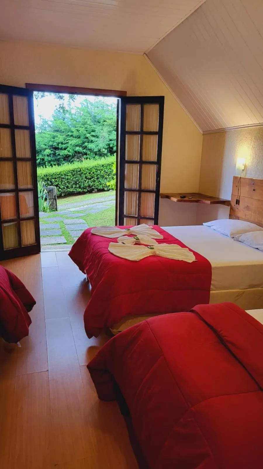 Bed in Pousada Atalaia