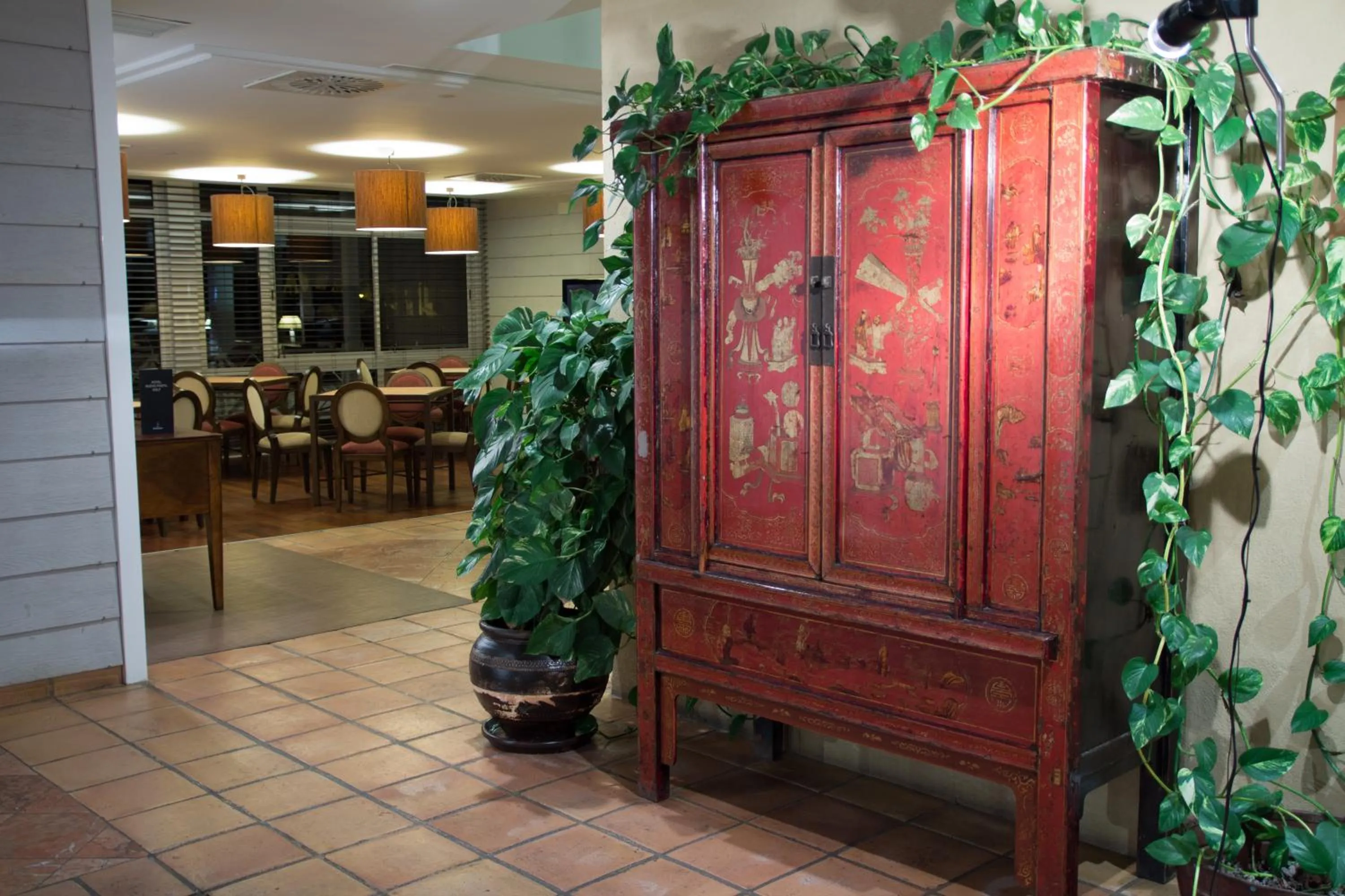 Decorative detail in Hotel Nuevo Portil Golf