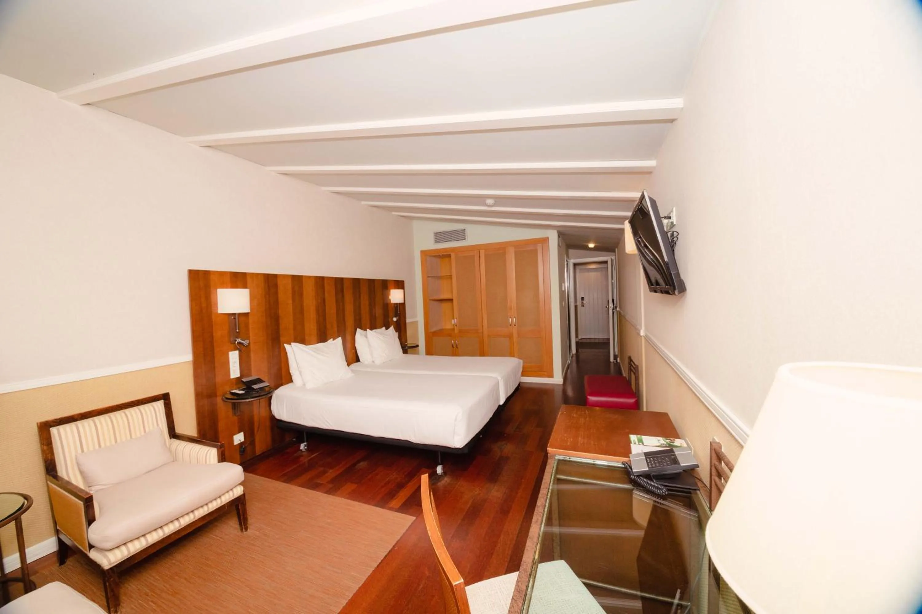 Bedroom, Bed in Hotel Nuevo Portil Golf