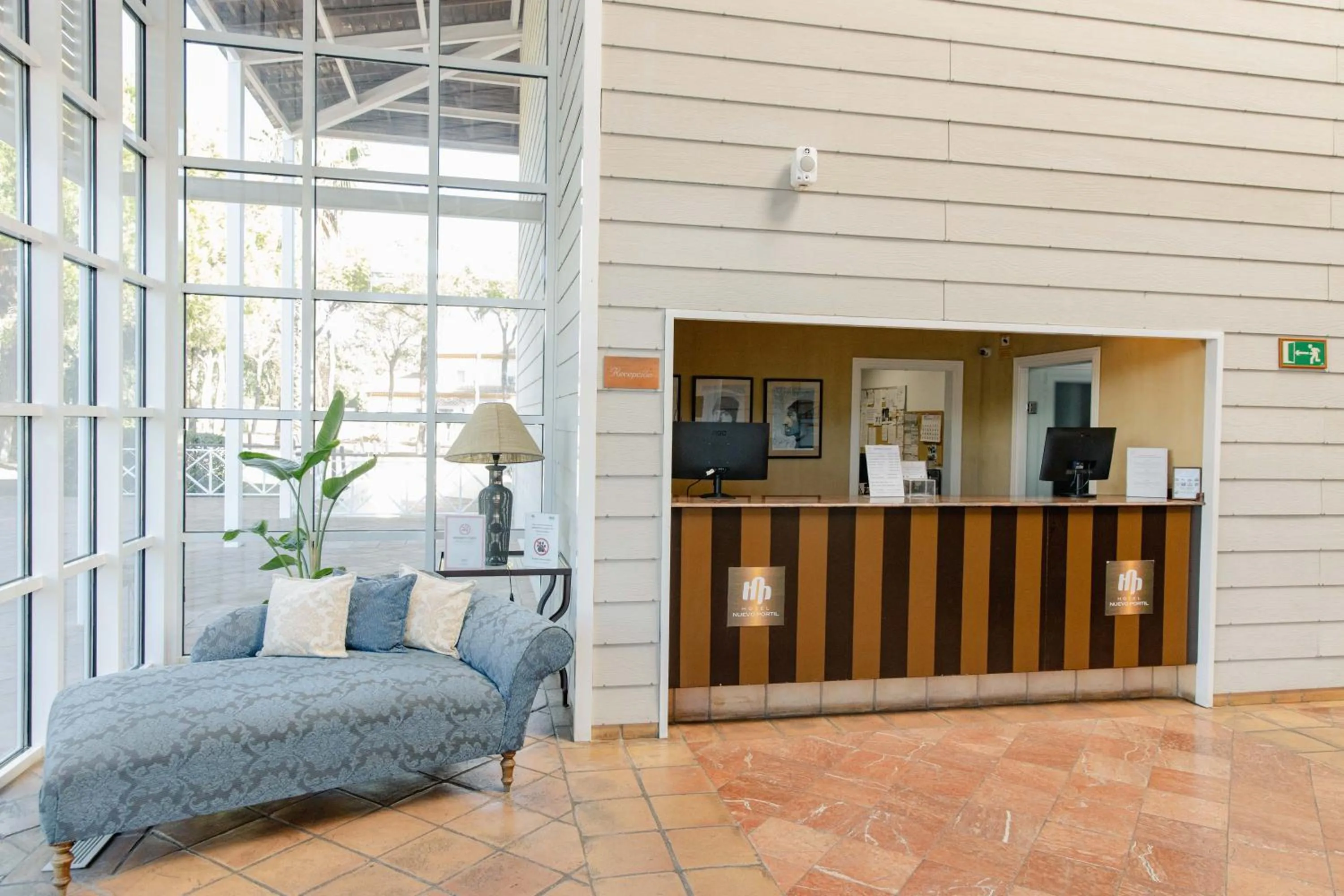Lobby or reception in Hotel Nuevo Portil Golf