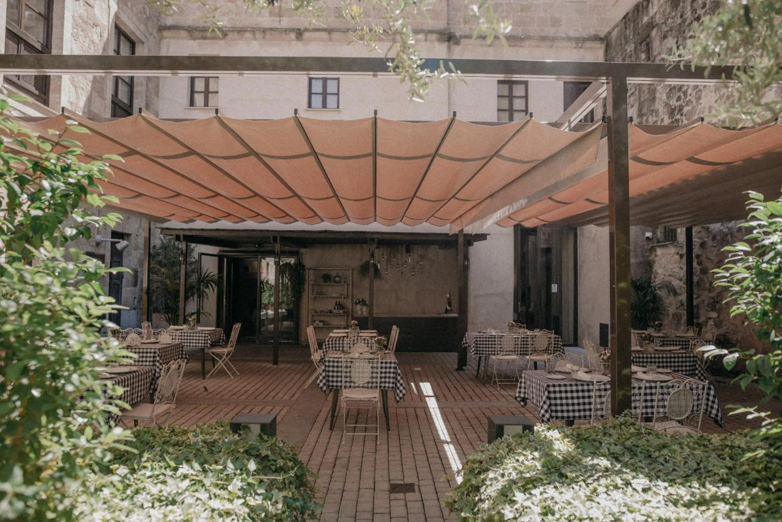 Patio in Hospes Palacio de San Esteban, a Member of Design Hotels