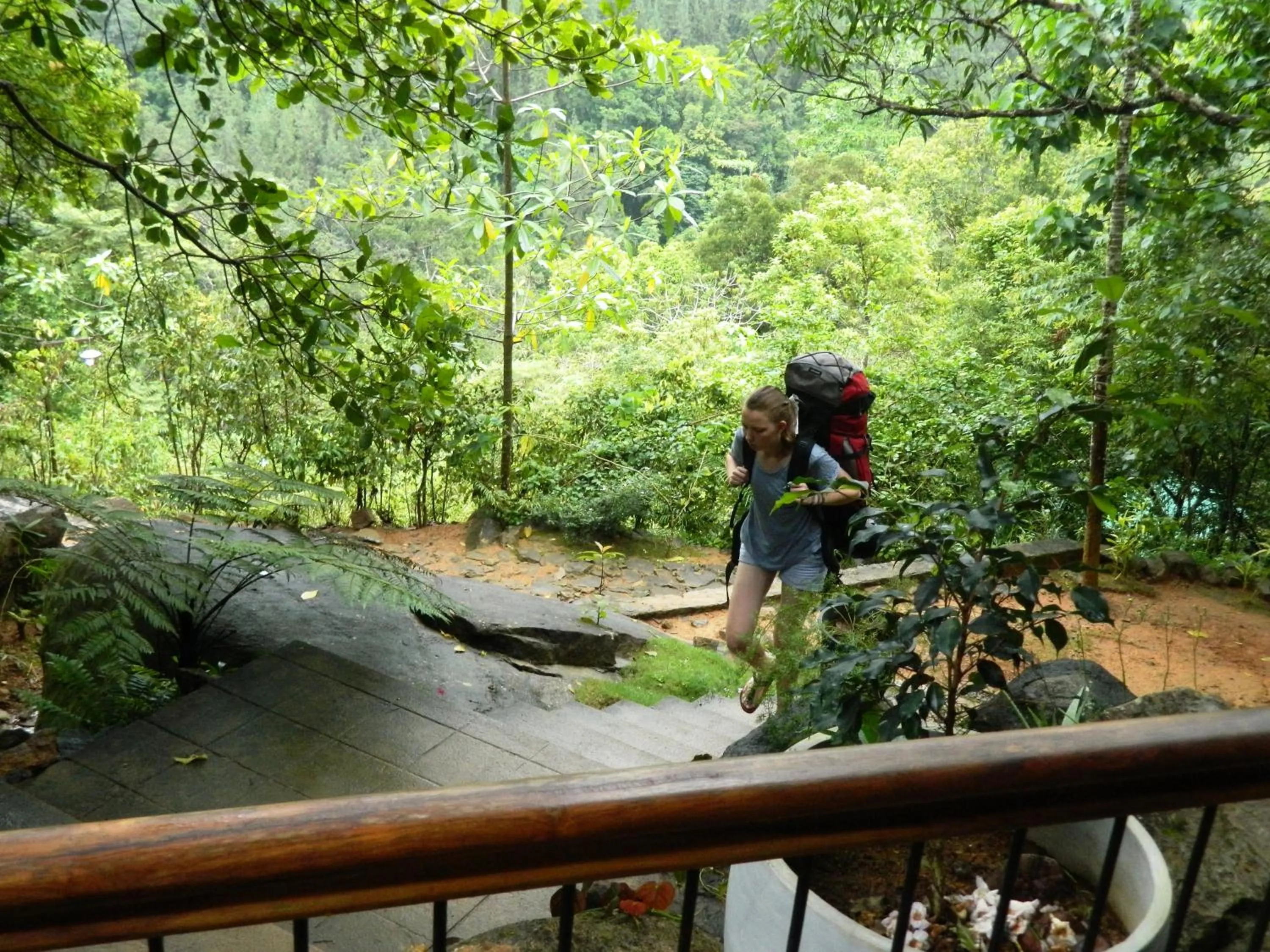 group of guests in Birds Paradise Hotel