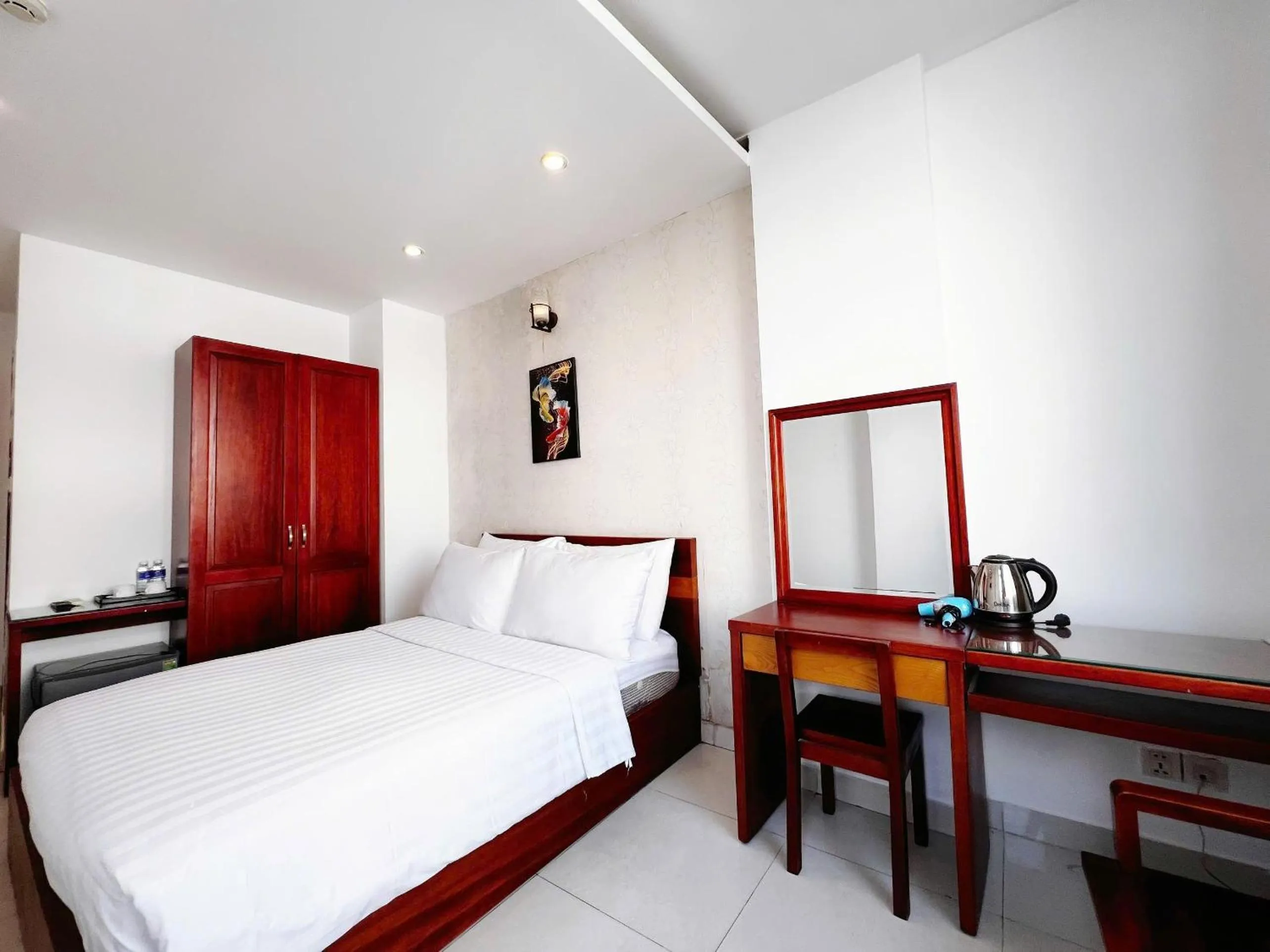 Bed in SaiGon Europe Hotel