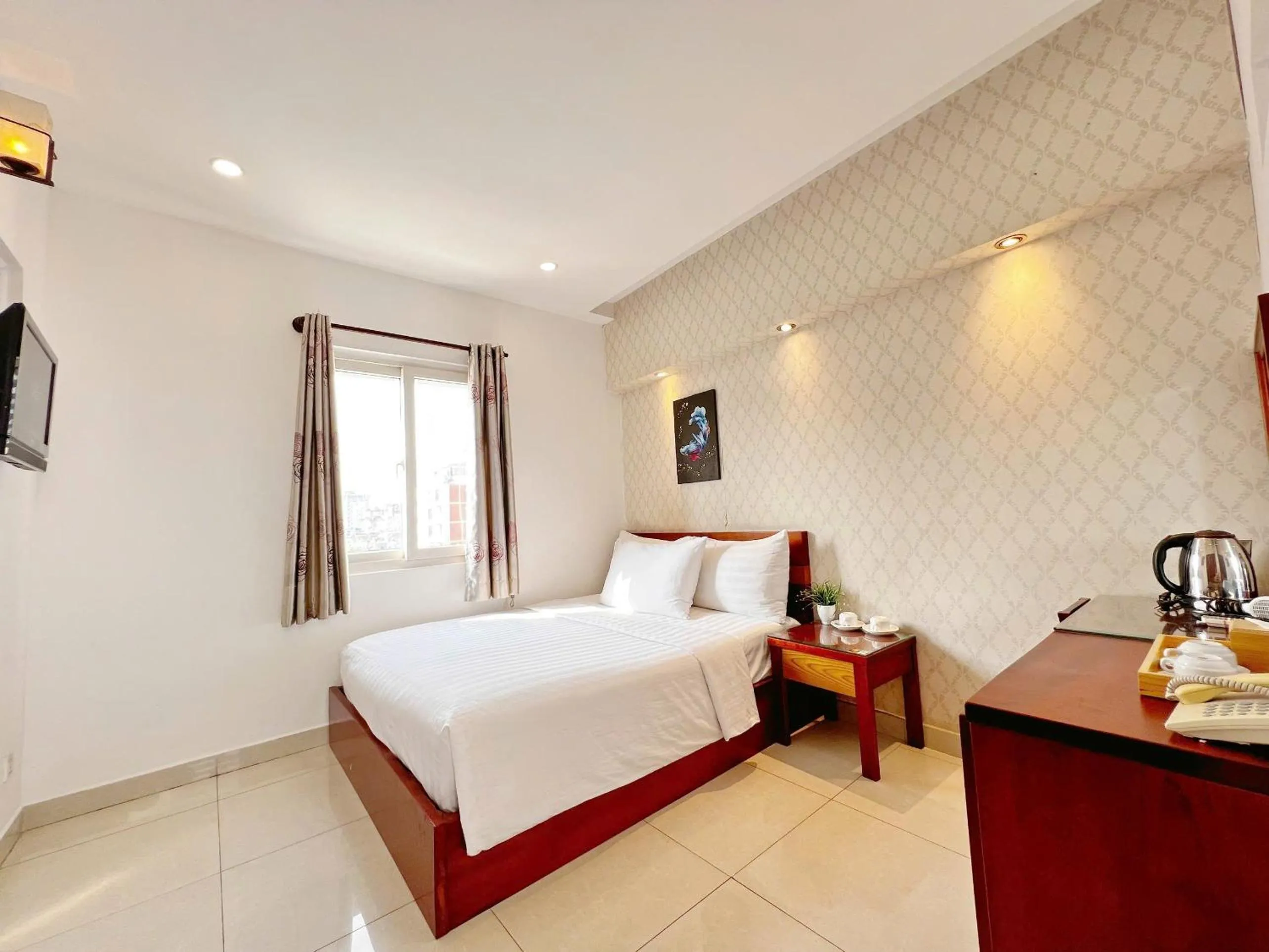 Property building, Bed in SaiGon Europe Hotel
