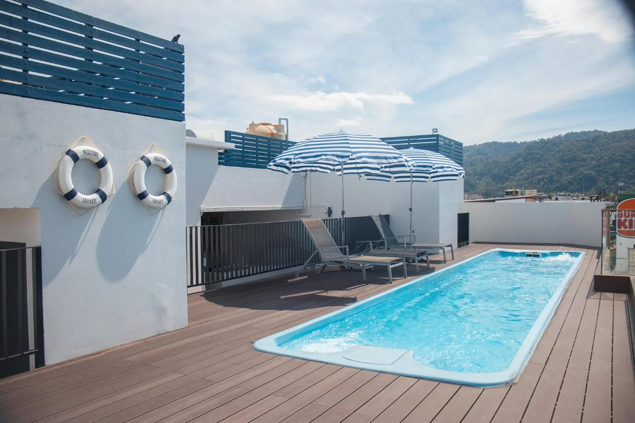Swimming pool in The Blue Pearl Kata Hotel