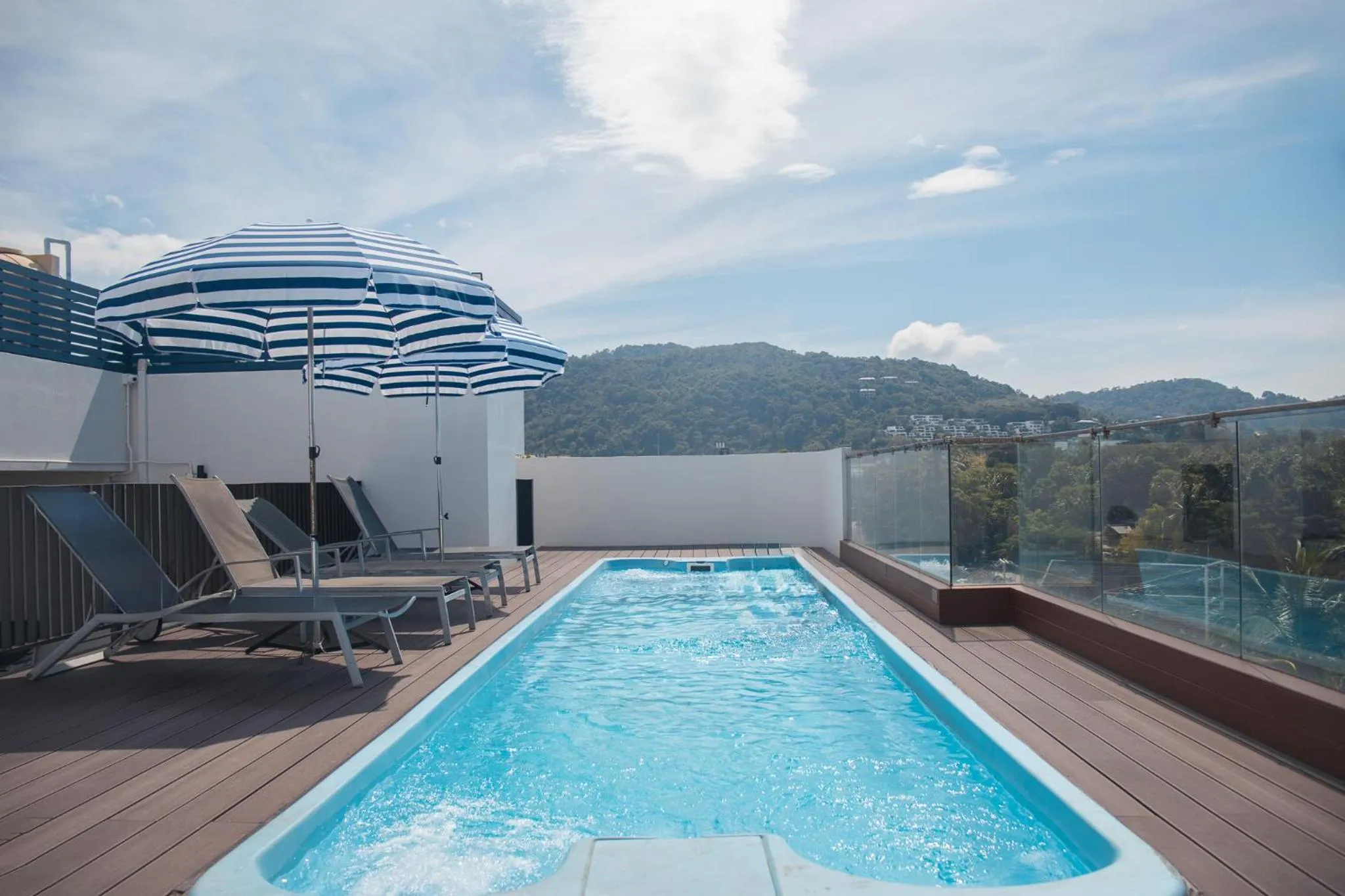 Swimming pool in The Blue Pearl Kata Hotel