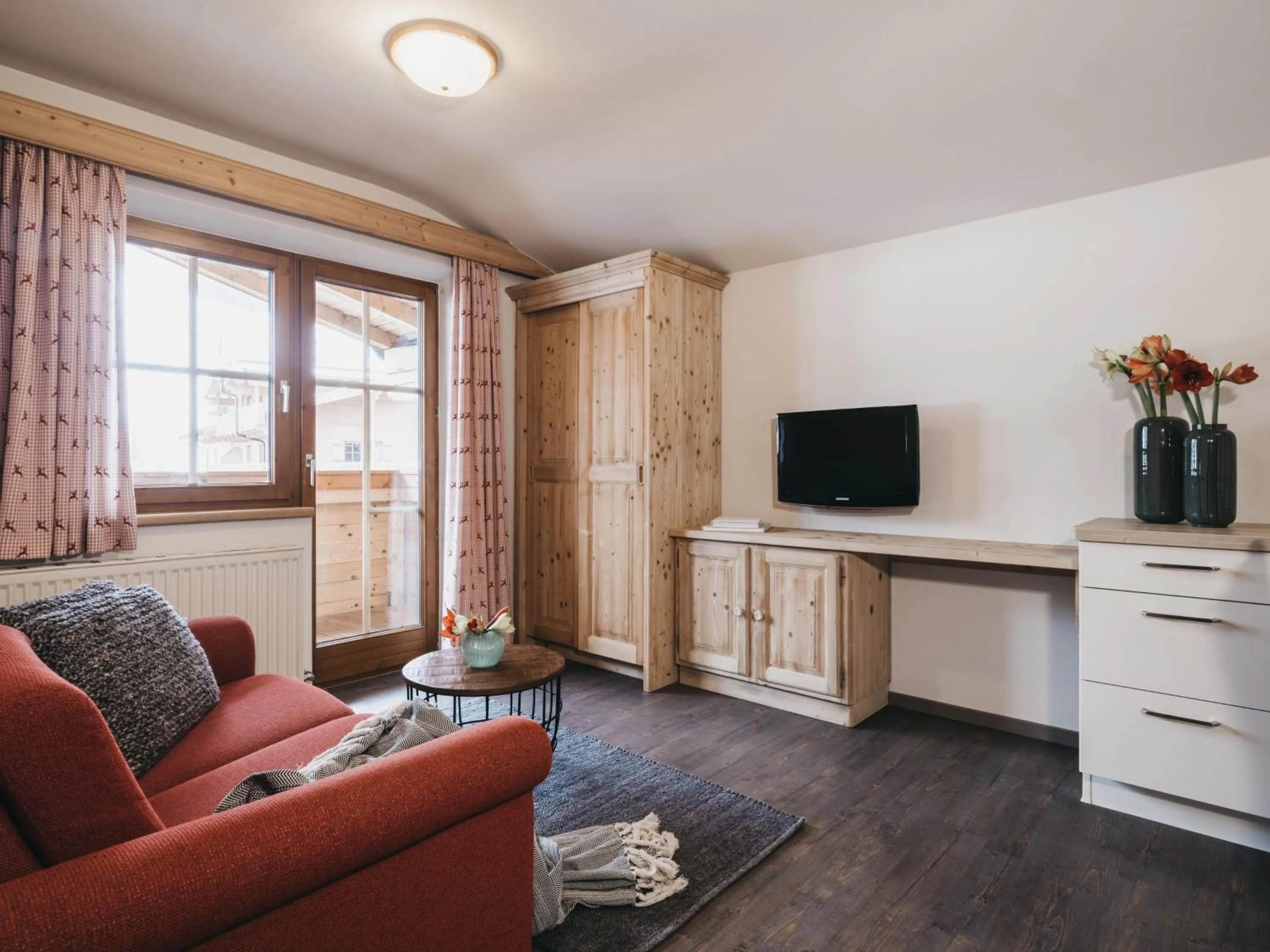 Living room in VAYA Post Saalbach