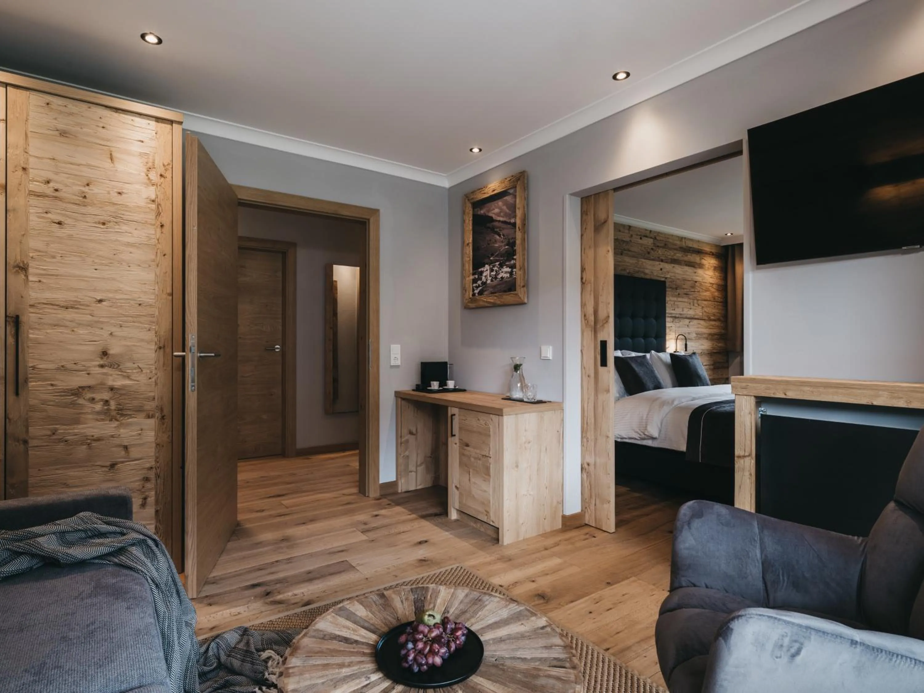 Living room in VAYA Post Saalbach