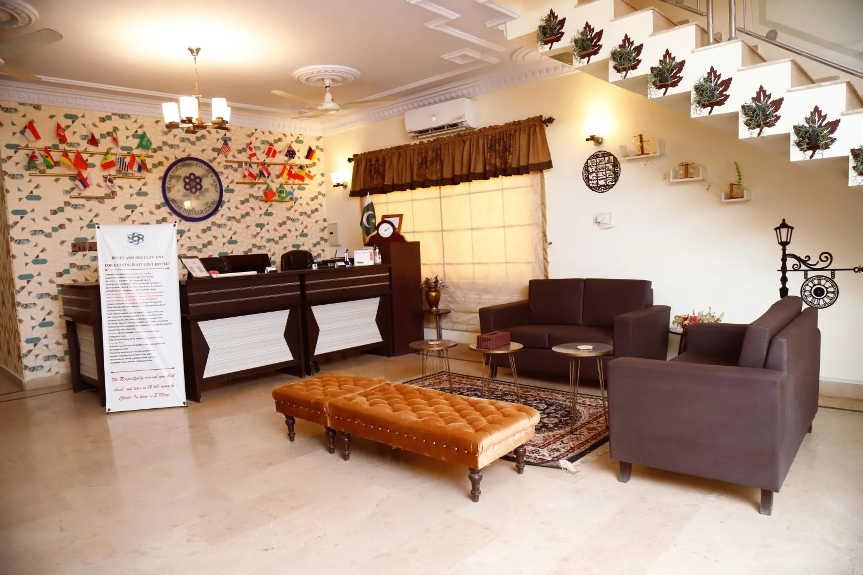 Lobby or reception in Waypoint Hotel