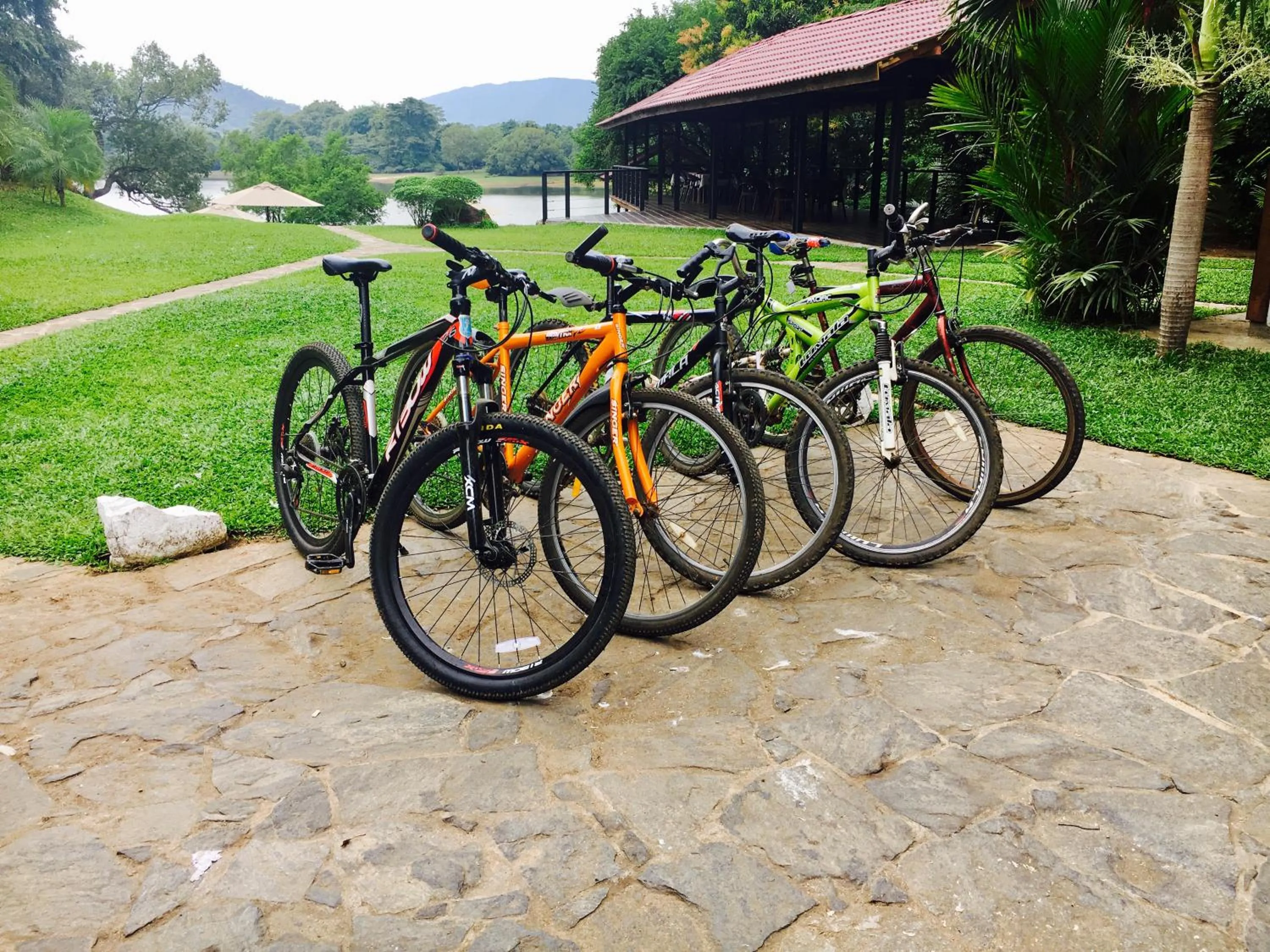 Cycling in Mapakada Village - Mahiyanganaya