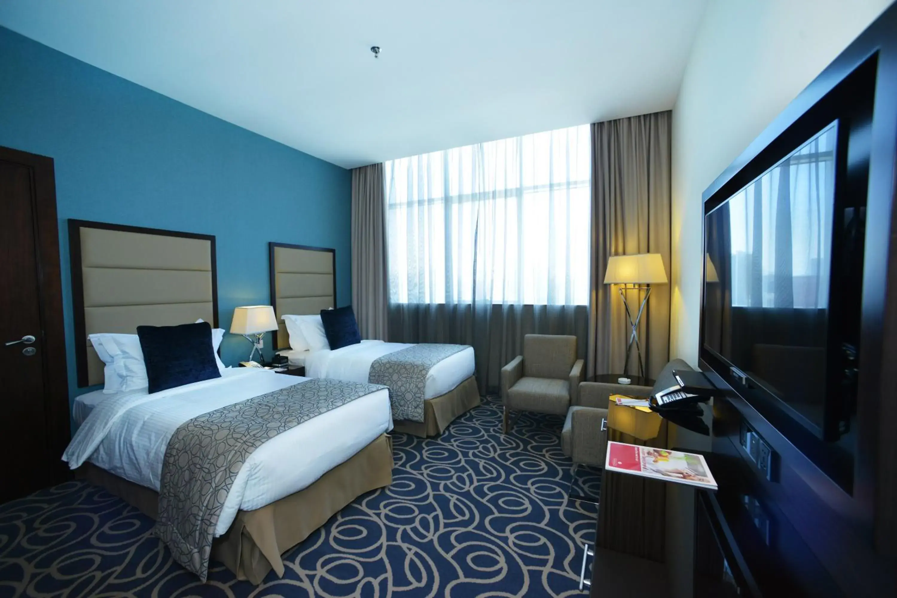 Bedroom, Bed in Ramada Abu Dhabi Corniche Bedroom, Bed in Ramada Abu Dhabi Corniche