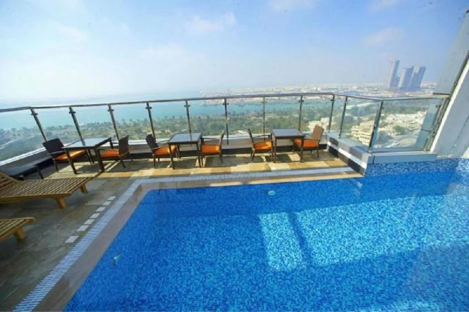 Swimming pool in Ramada Abu Dhabi Corniche