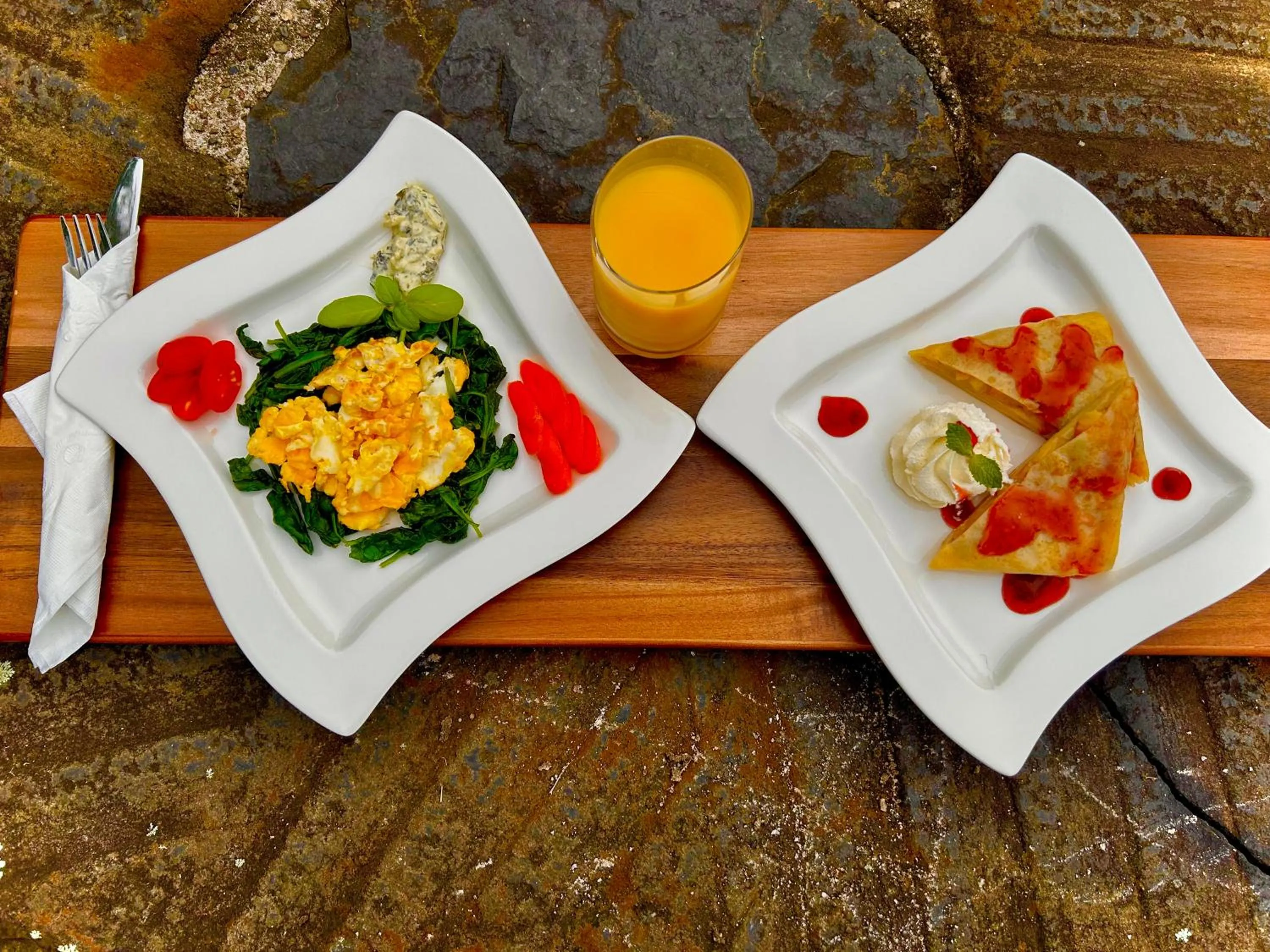 Food close-up in Chimney Hill Estate Inn