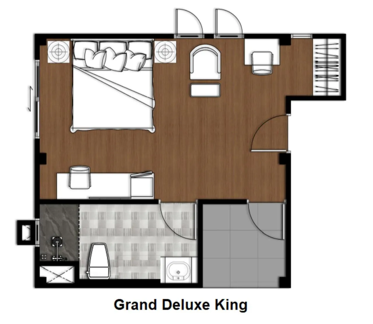 Floor plan in Be Phrasingh Hotel Chiang Mai
