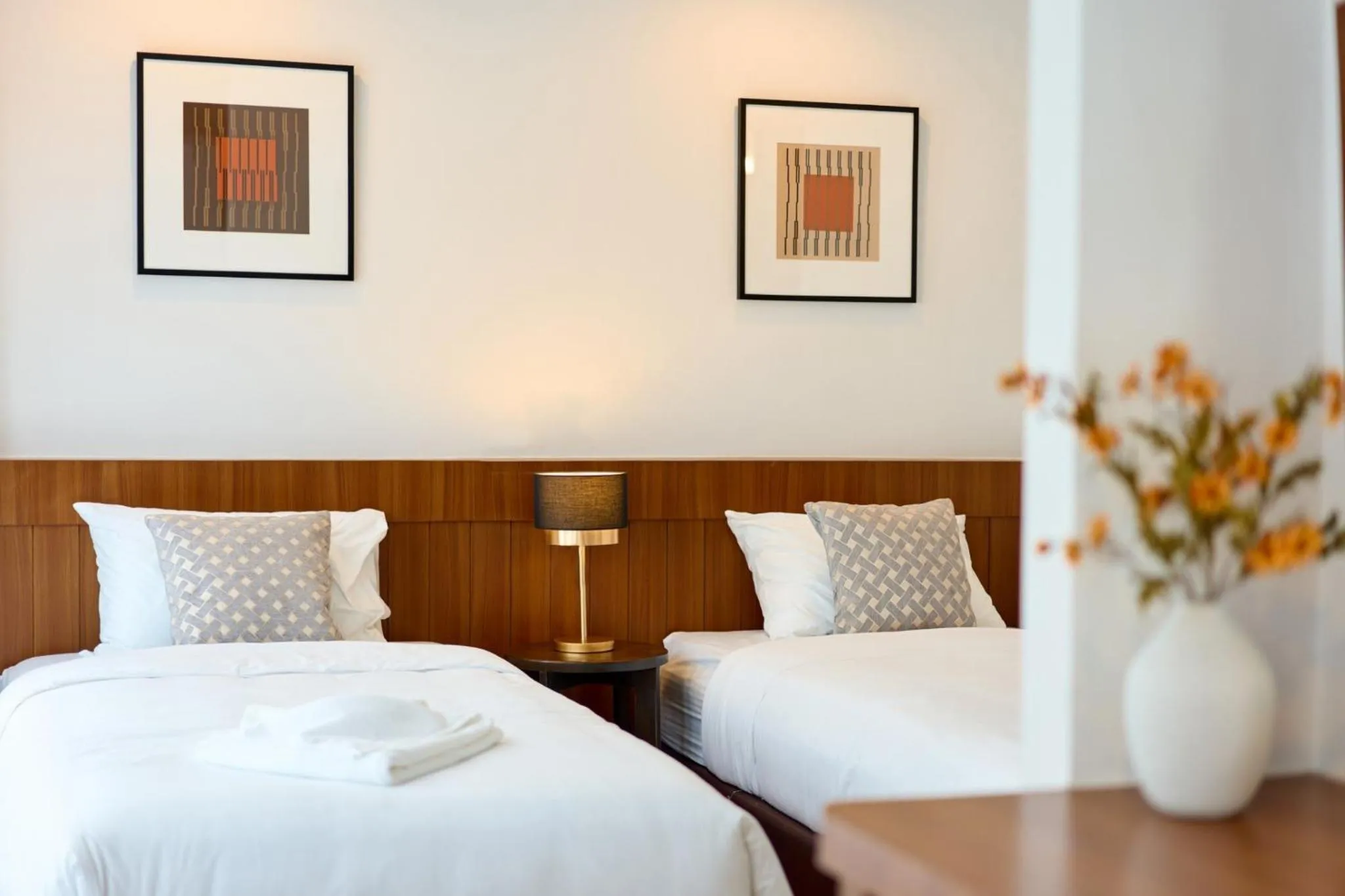 Bed in Be Phrasingh Hotel Chiang Mai