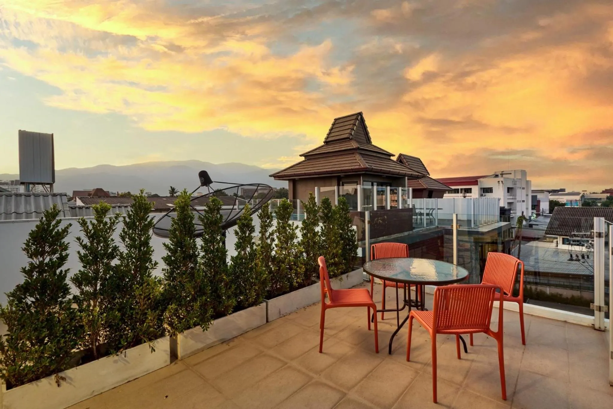 Natural landscape in Be Phrasingh Hotel Chiang Mai