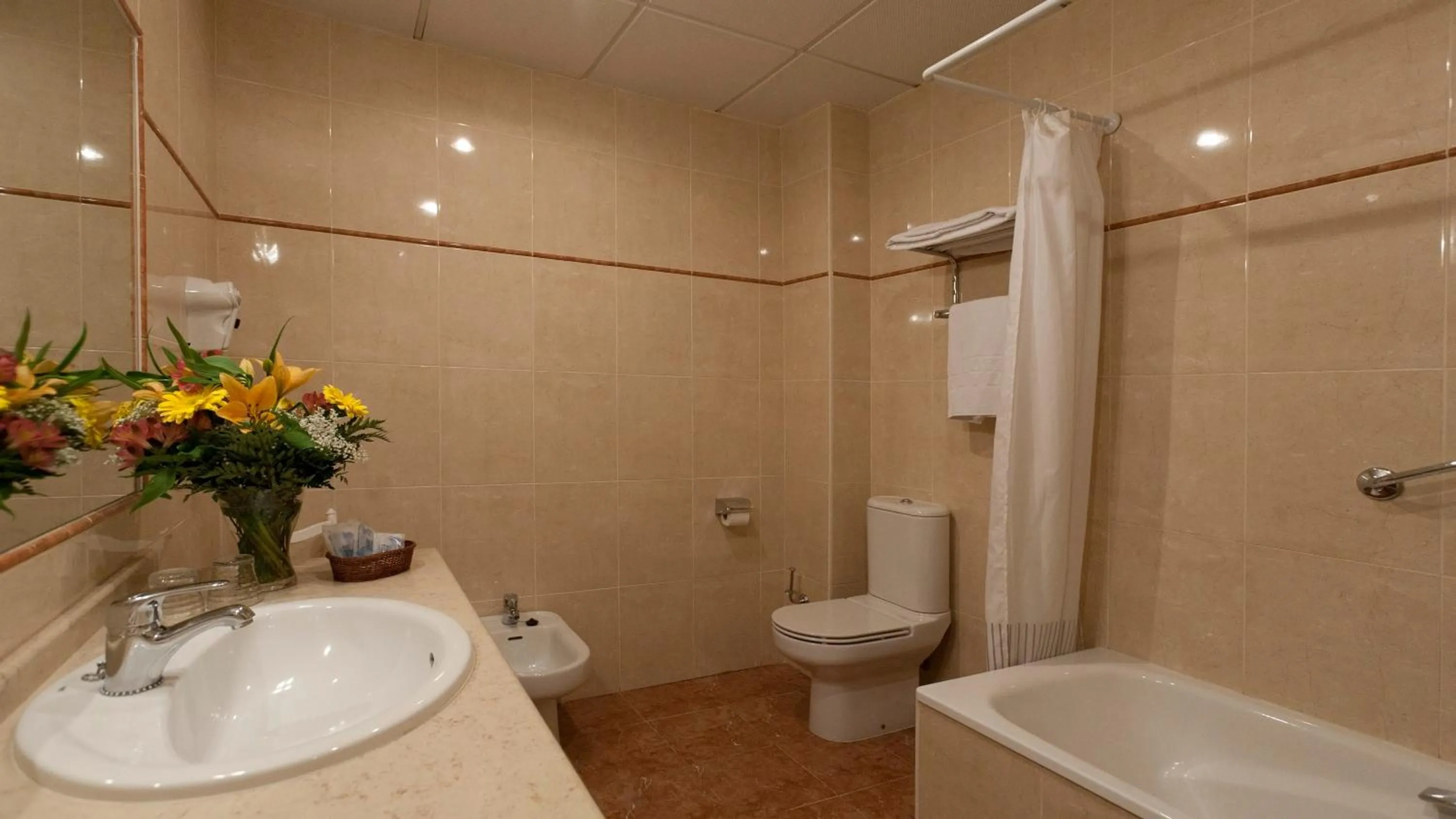 Bathroom in Hotel Norte y Londres