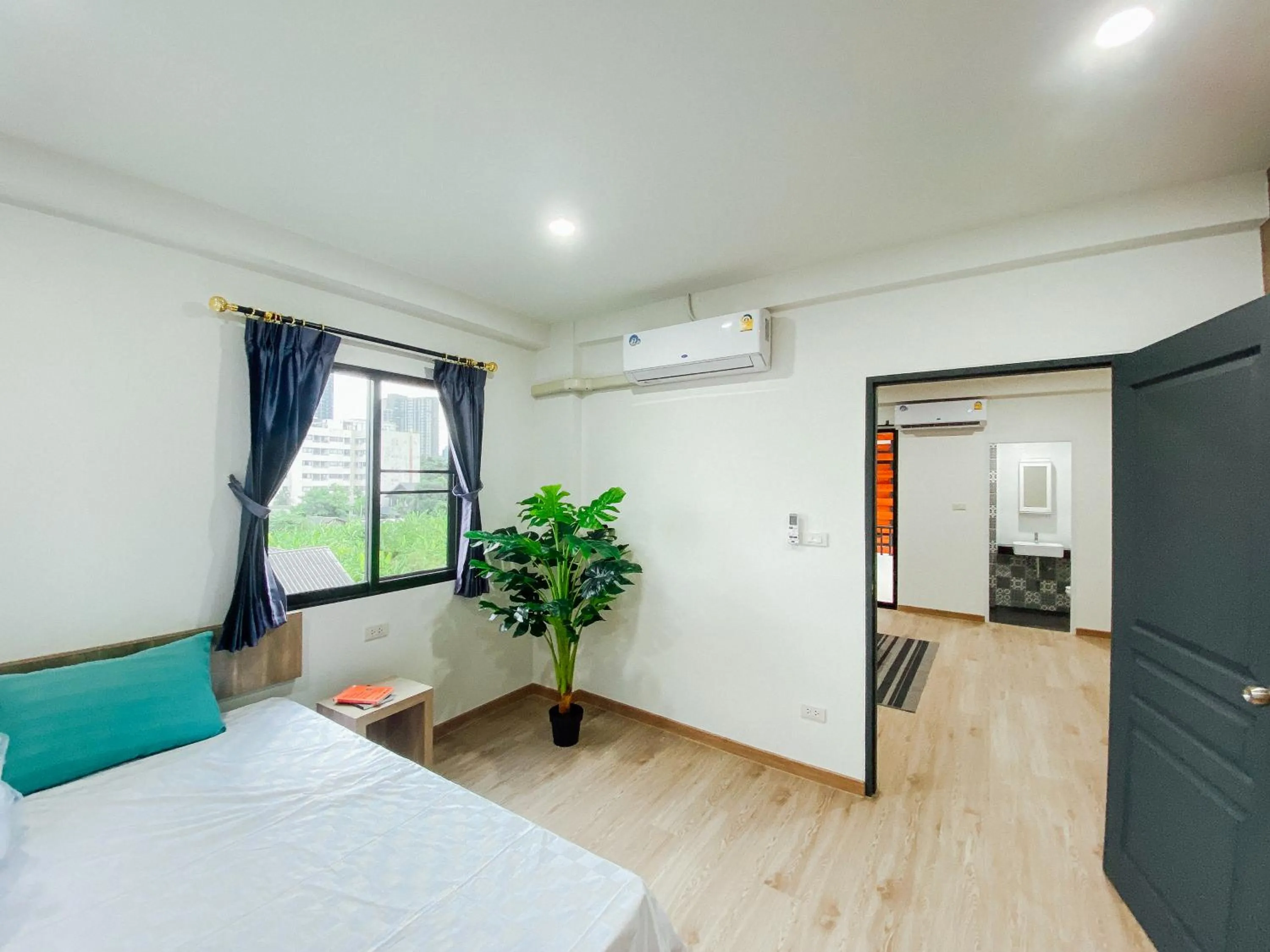 Bed in GP House Bangkok - Sukhumvit Onnut BTS Skytrain